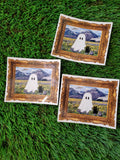 Ghosts on Vacation – Mountain Getaway Vinyl Sticker