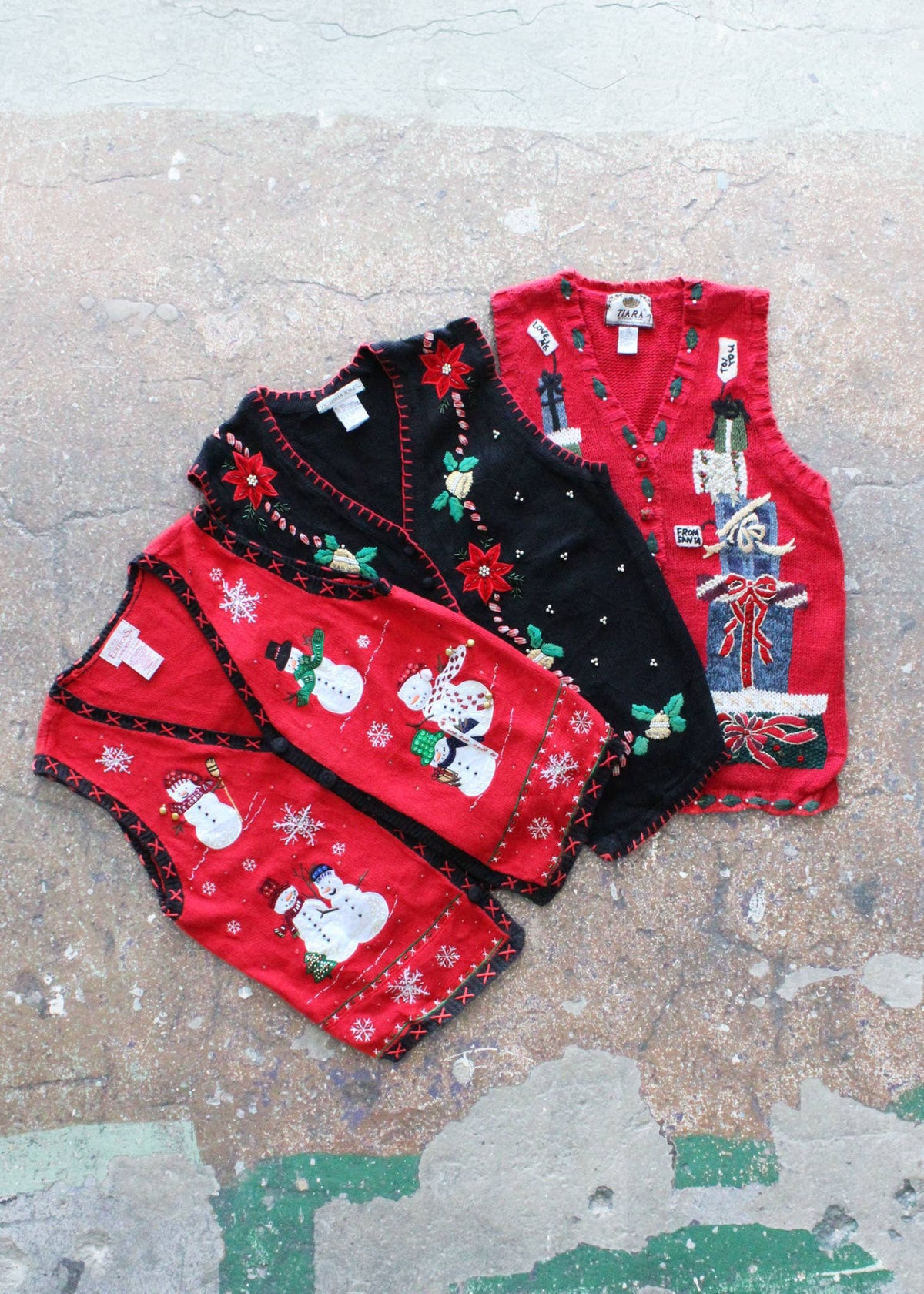 Christmas Knit Sweater Vest Bundle