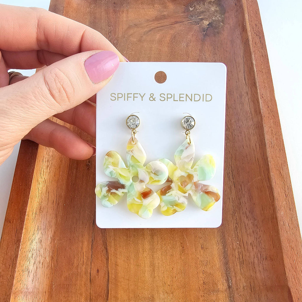 Citron Zest Petunia Earrings
