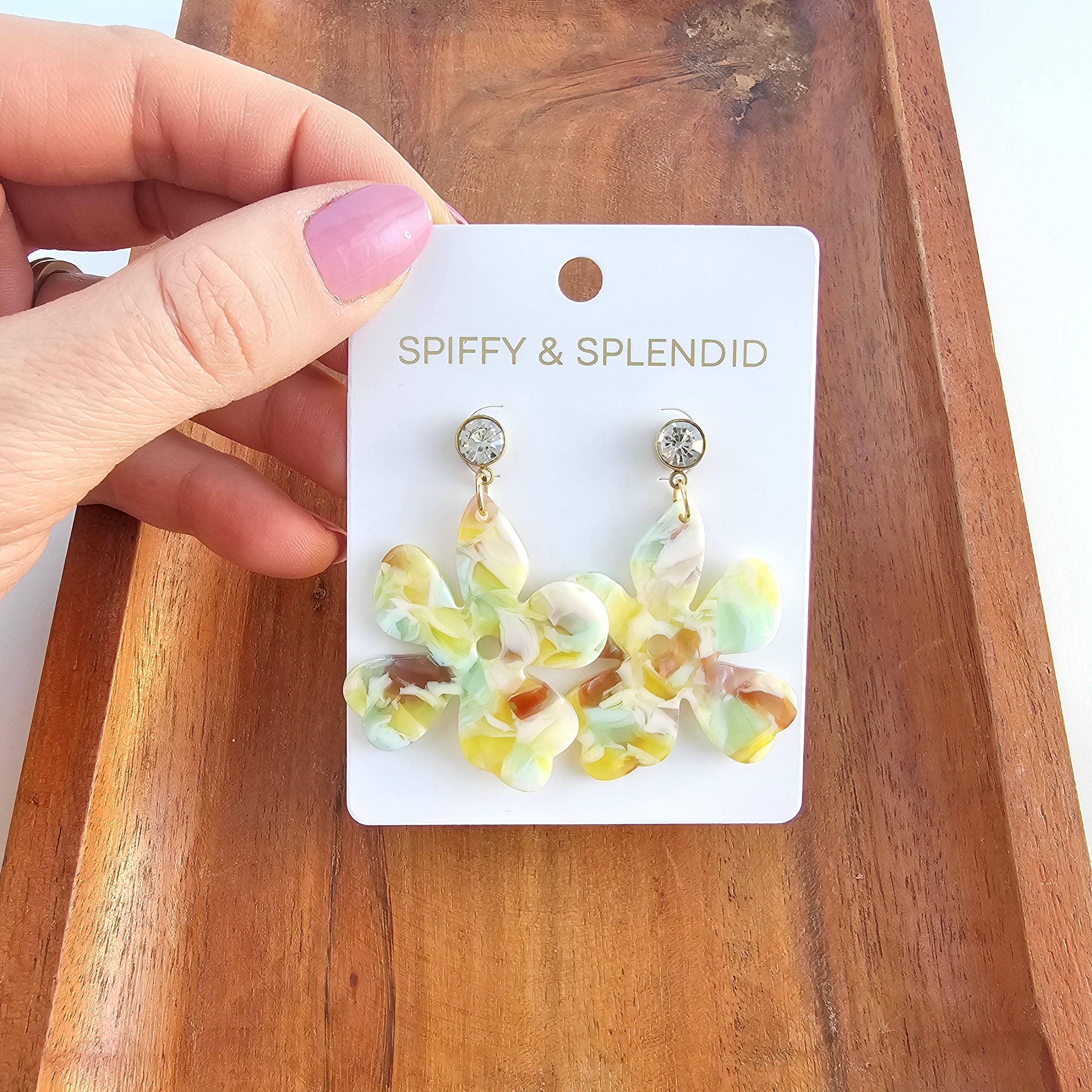 Citron Zest Petunia Earrings