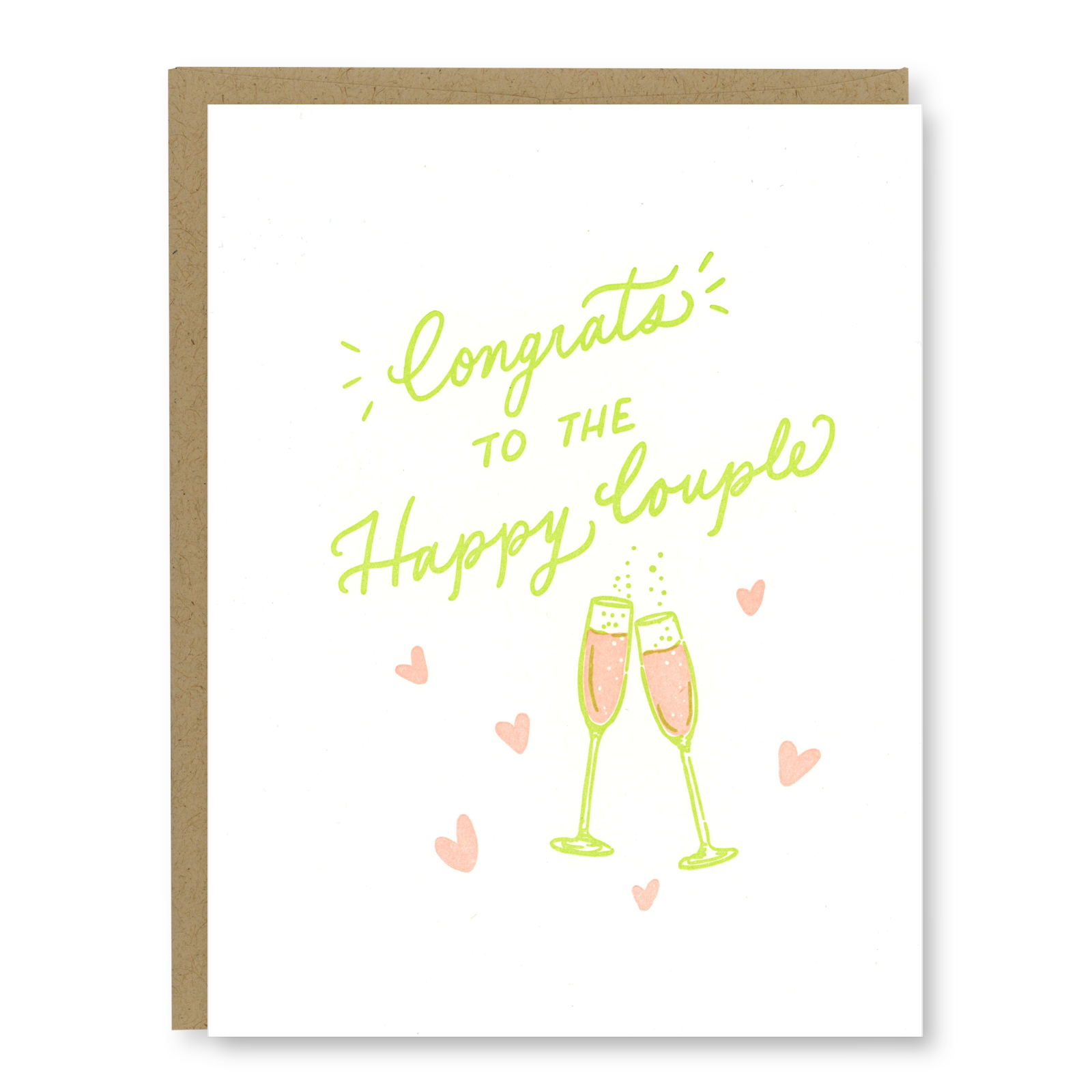 Cheers Wedding Card | Engagement Card | Letterpress Wedding Card