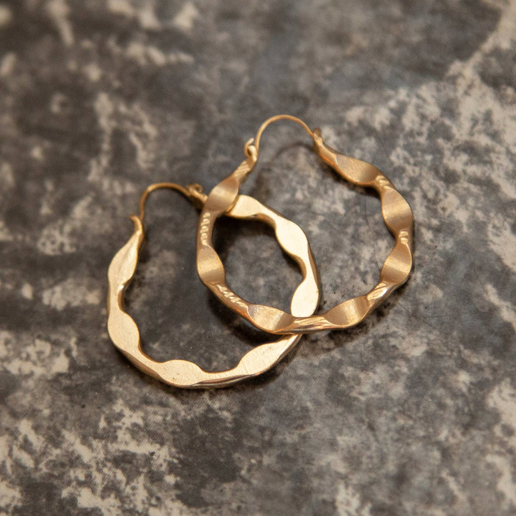 Vintage Gold Hoops