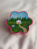 Bright Floral Cottage Trinket Box