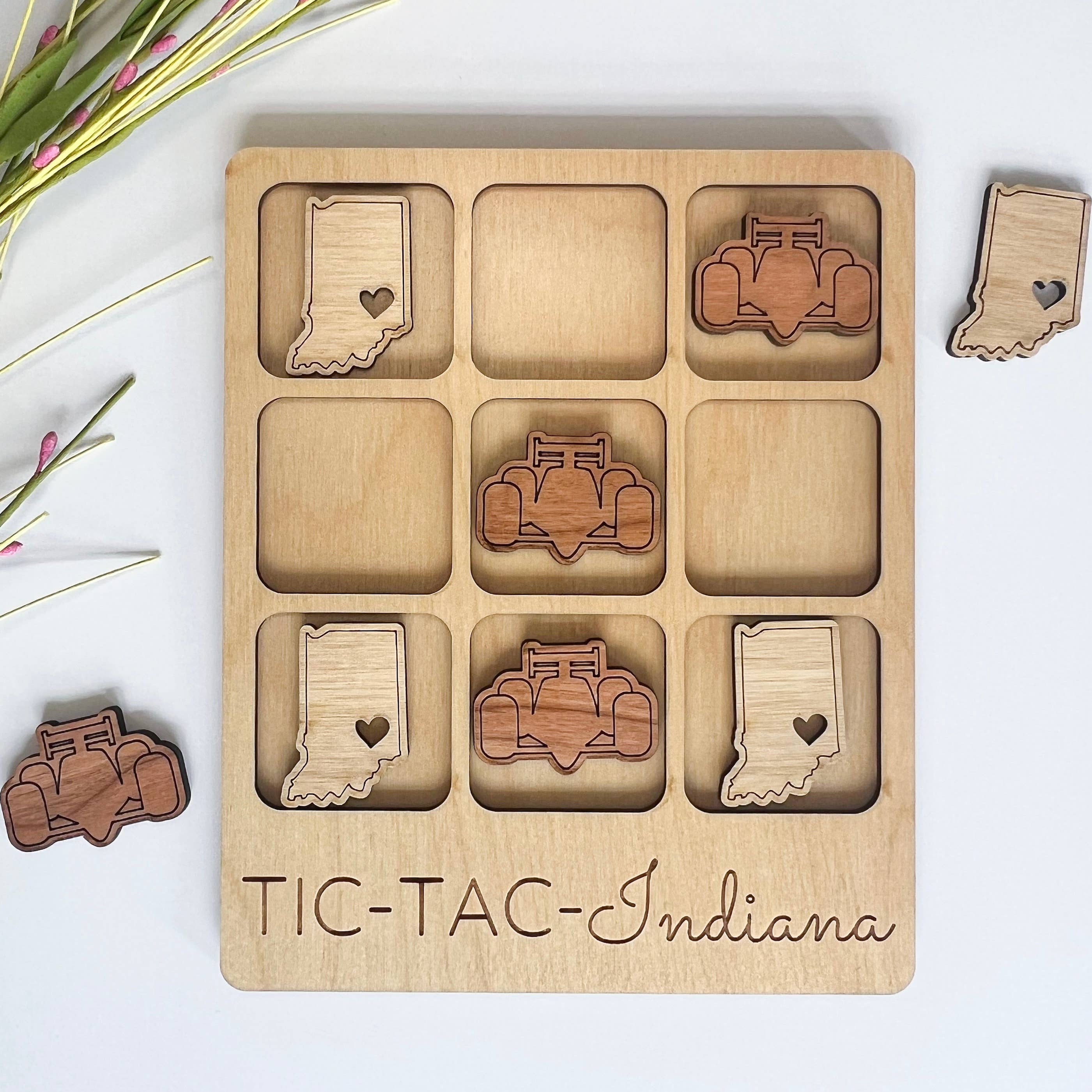 Tic-Tac-Toe Indiana Game