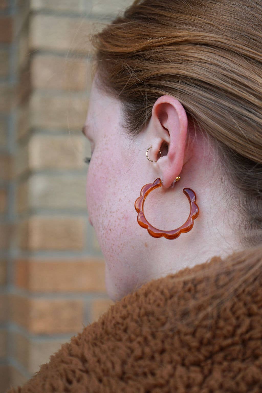 Scarlett Hoops - Amber // Jewelry, Earrings, Fall