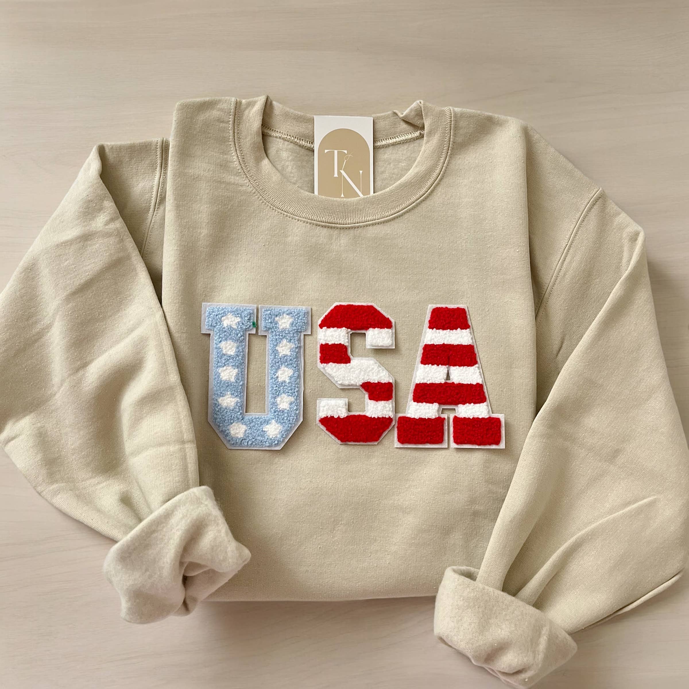 USA Sweatshirt, 4th of July Sweater