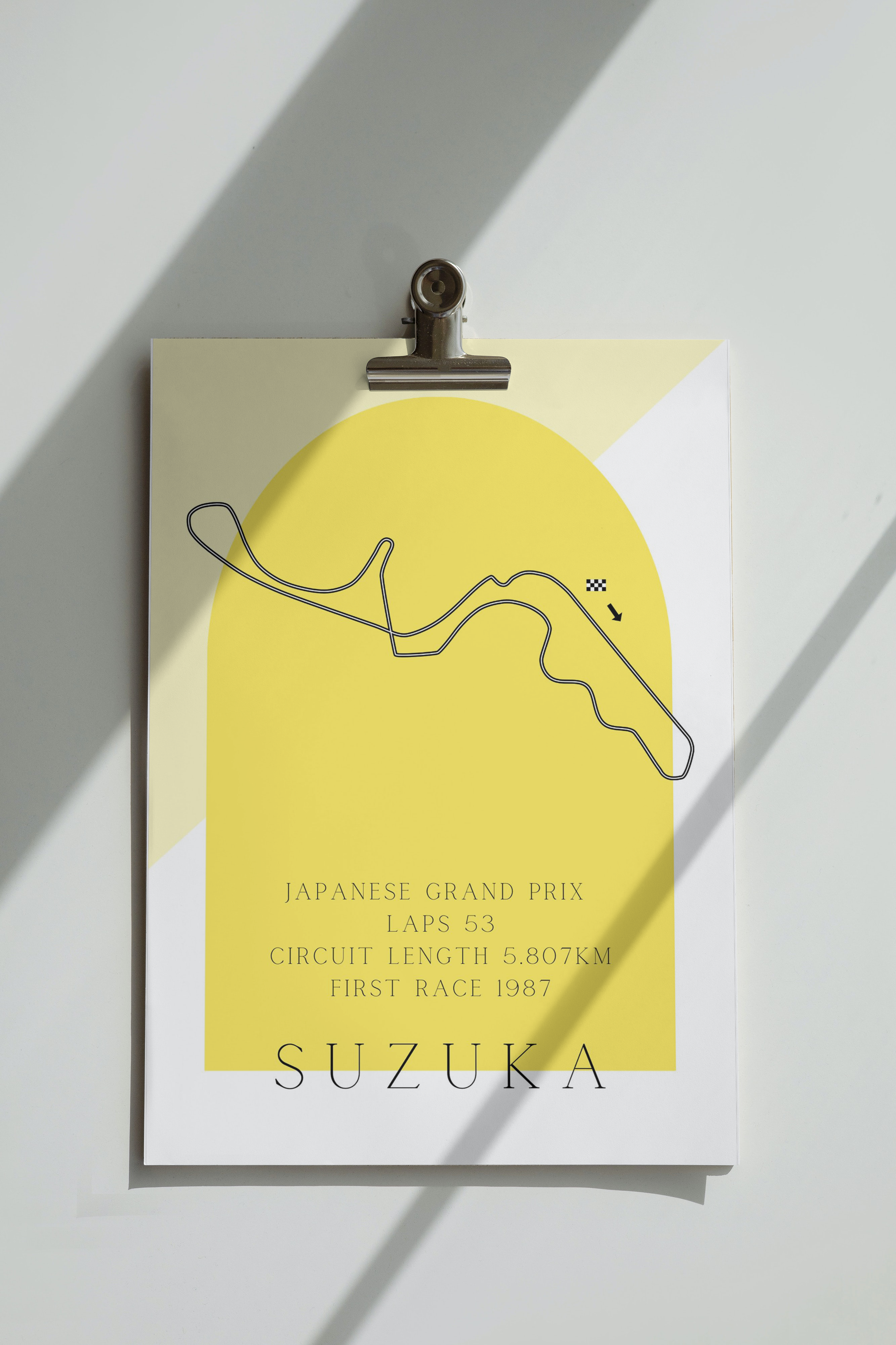 Iconic Formula One Race Track Art Prints