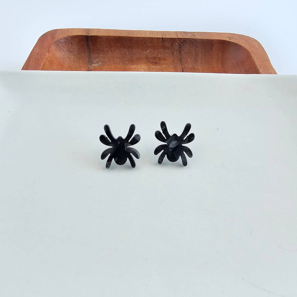 Black Spider Studs