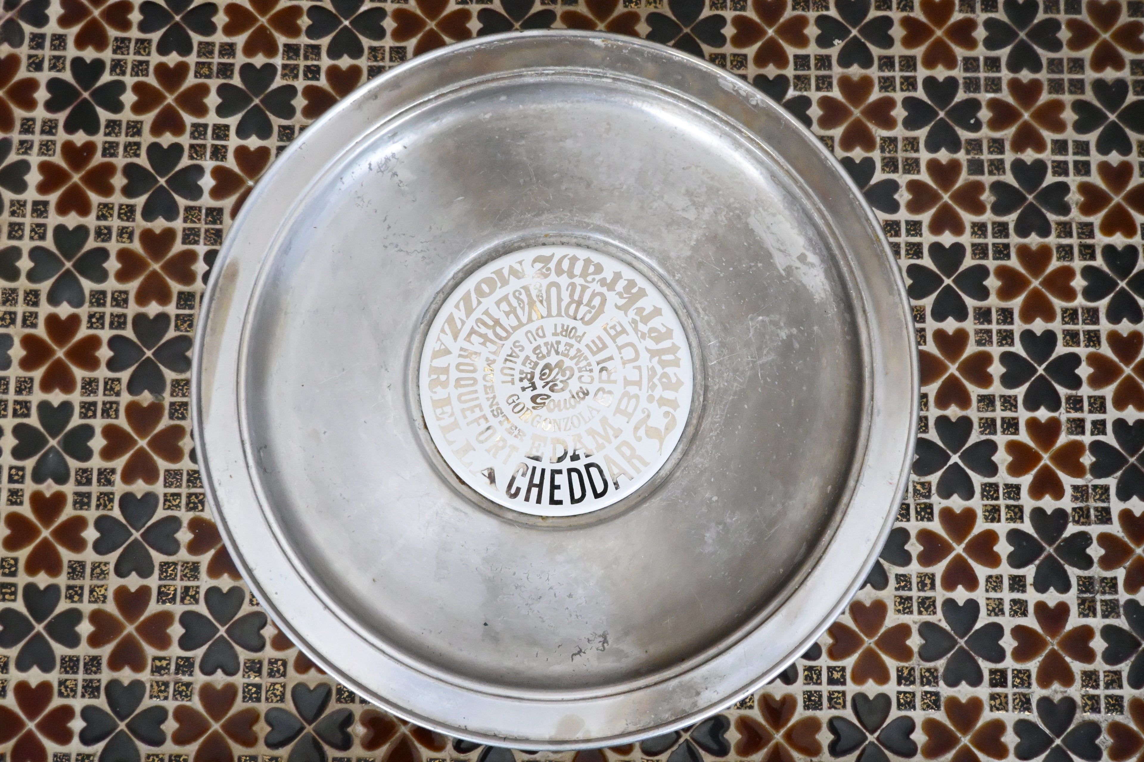 Cheese Platter w/ Ceramic Insert