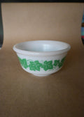 Milk Glass Ivy Bowl