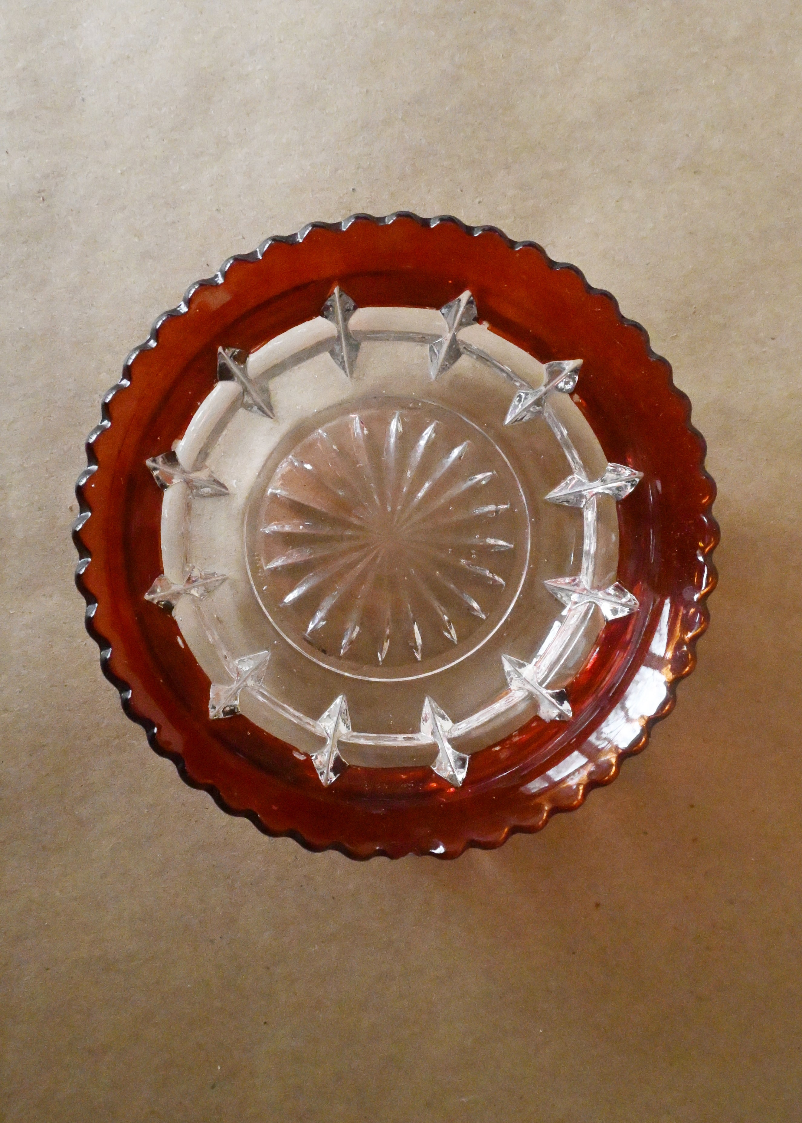 Ruby Glass Bowl
