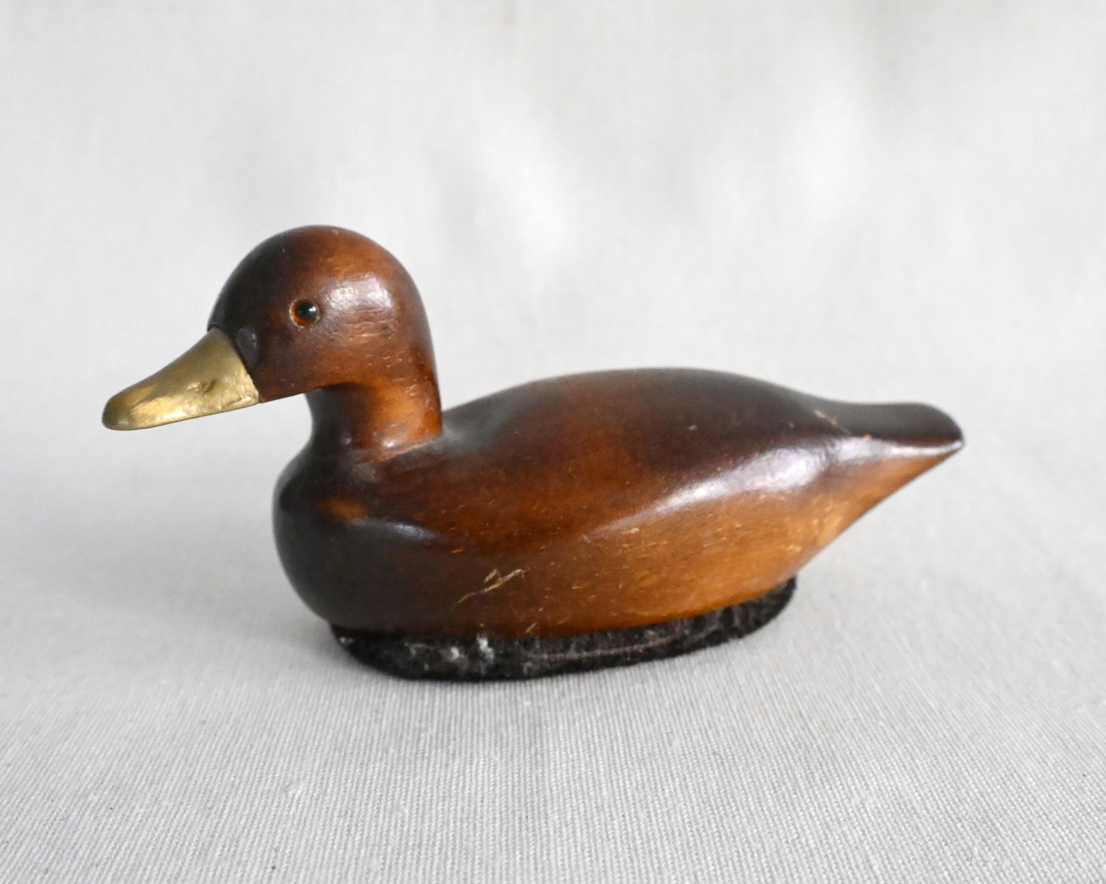 Miniature Wooden Duck