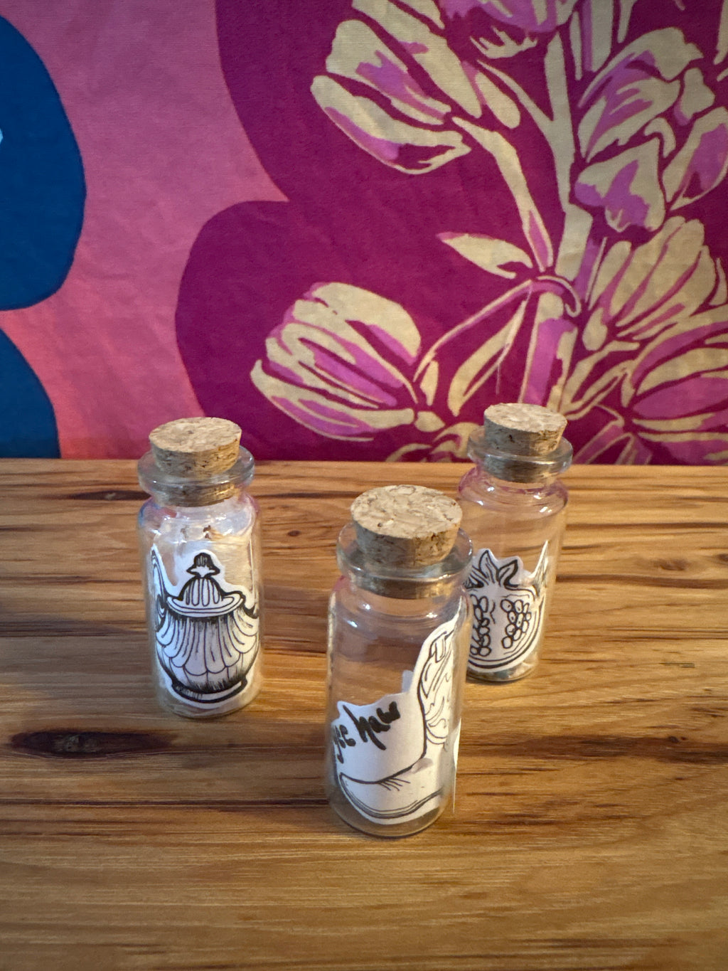 Mini Drawings in a Bottle