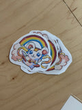 Hamster magical girl sticker