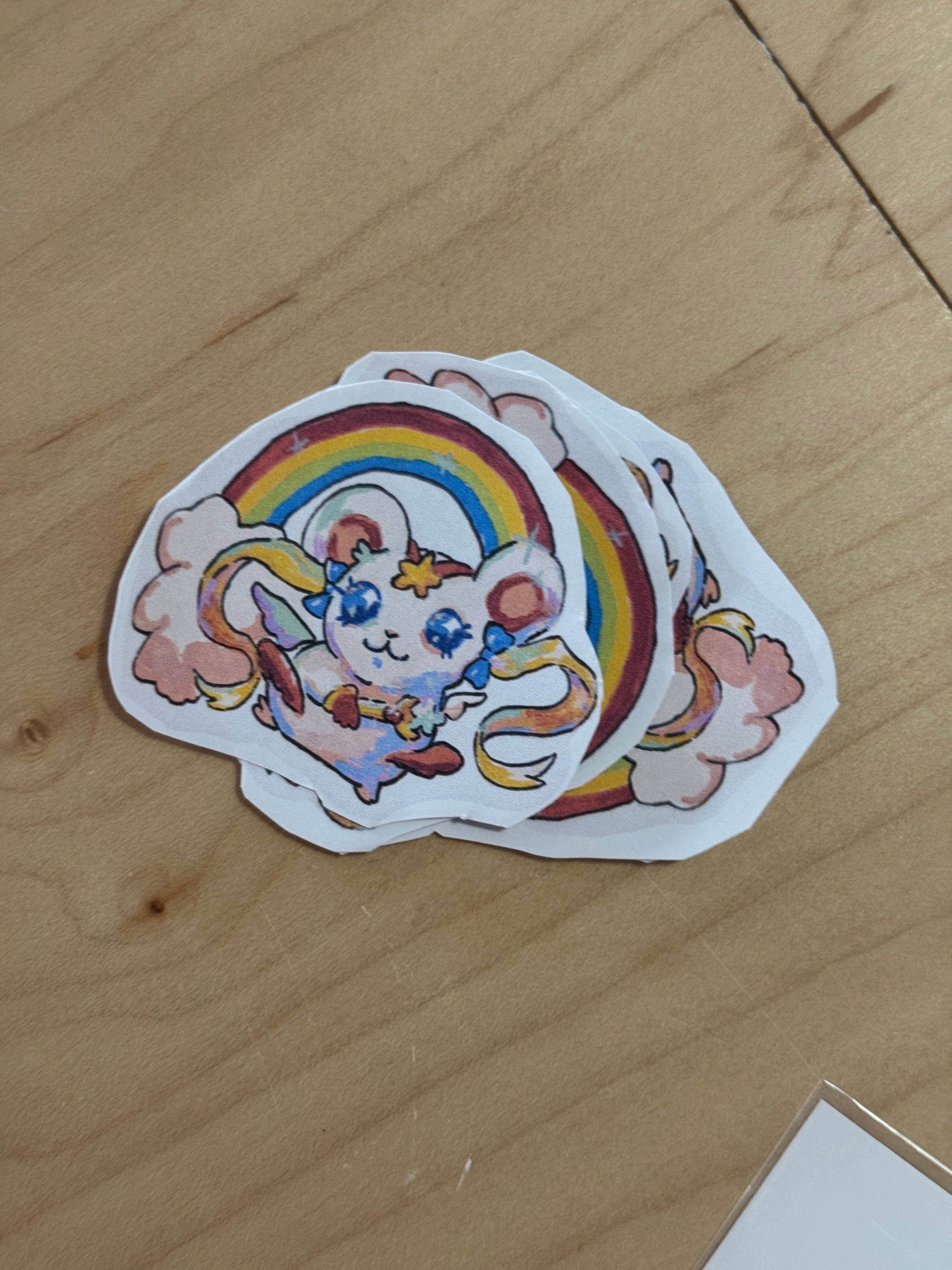 Hamster magical girl sticker