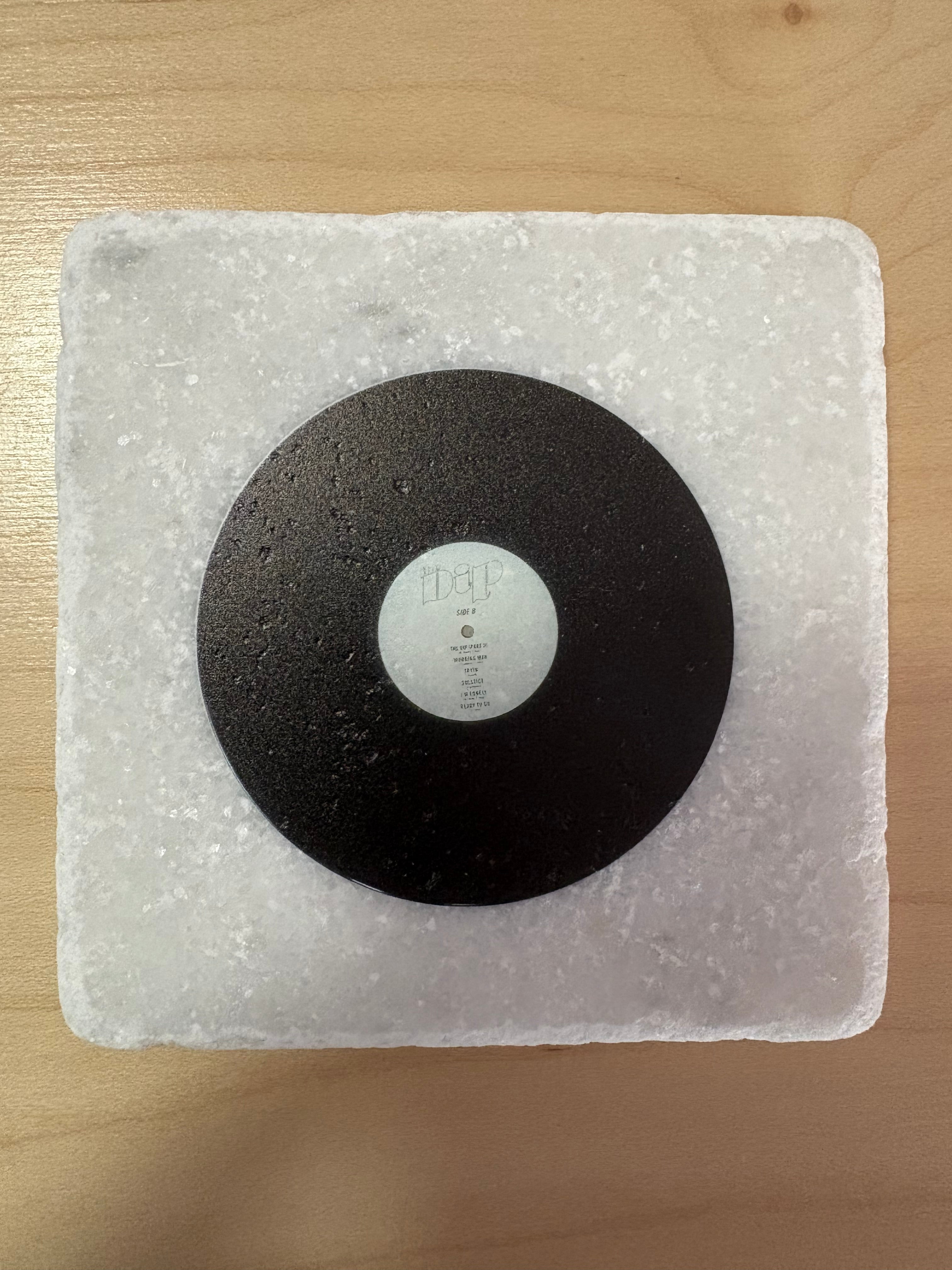 Record Marble Coaster