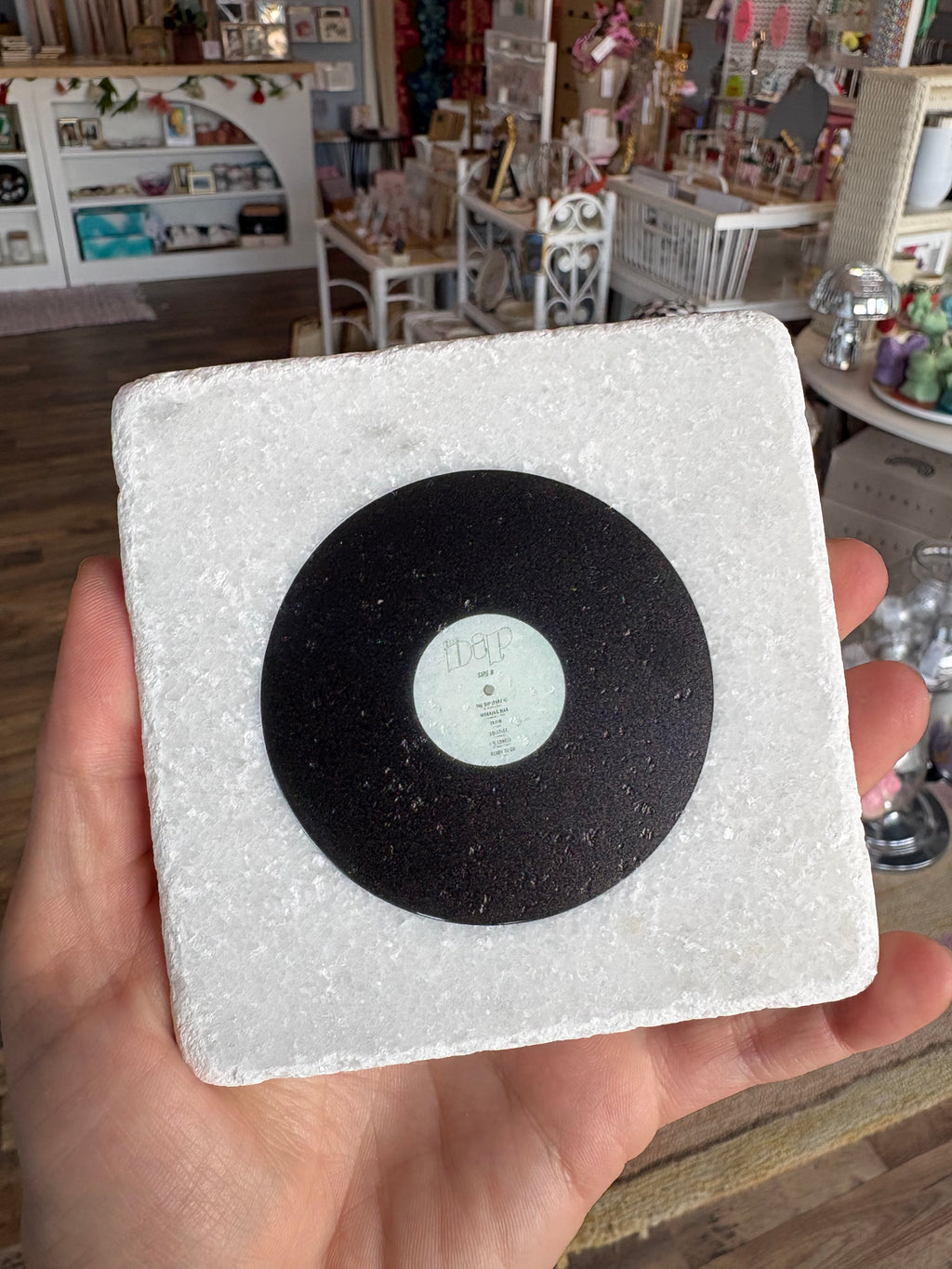 Record Marble Coaster