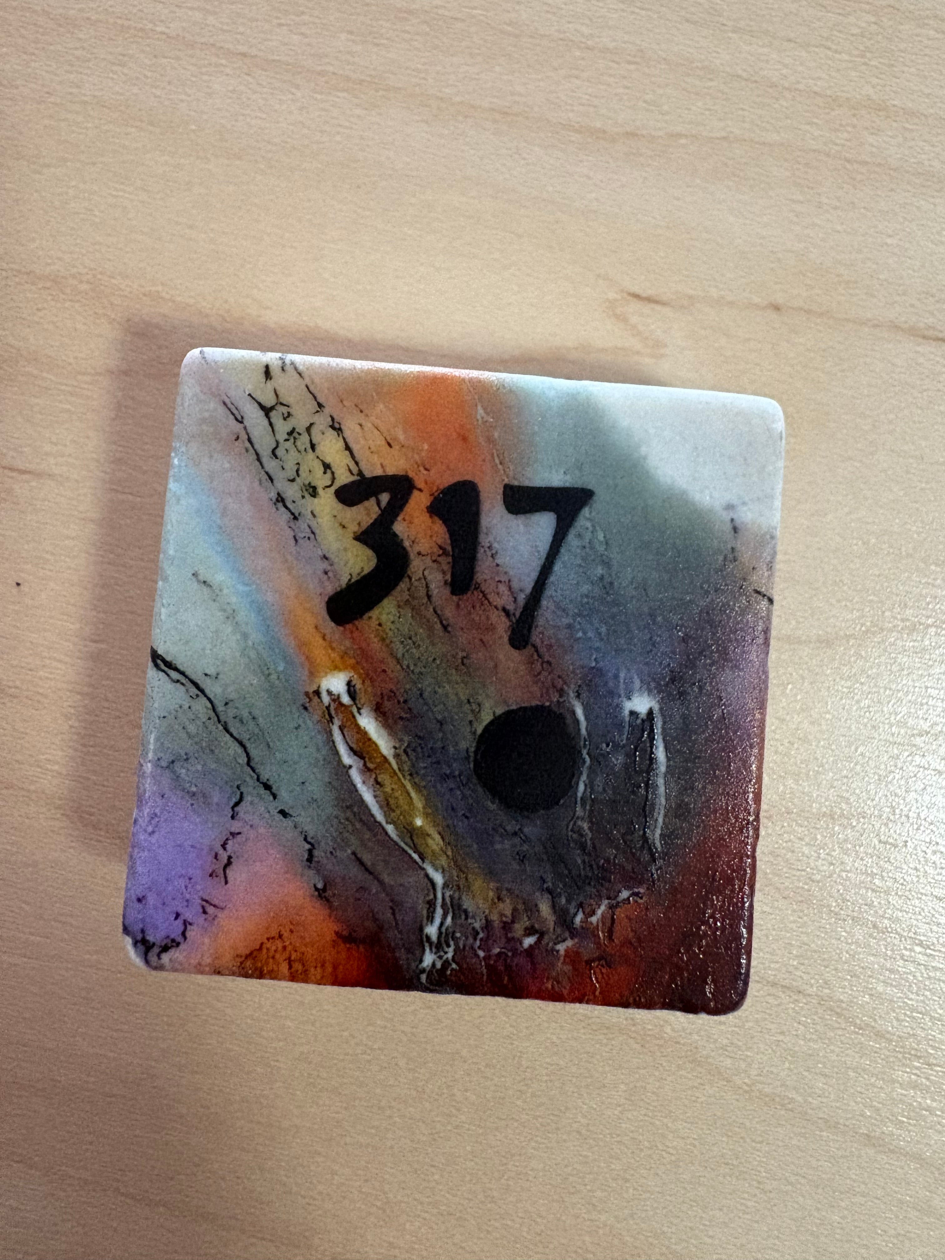 317 Marble Magnet