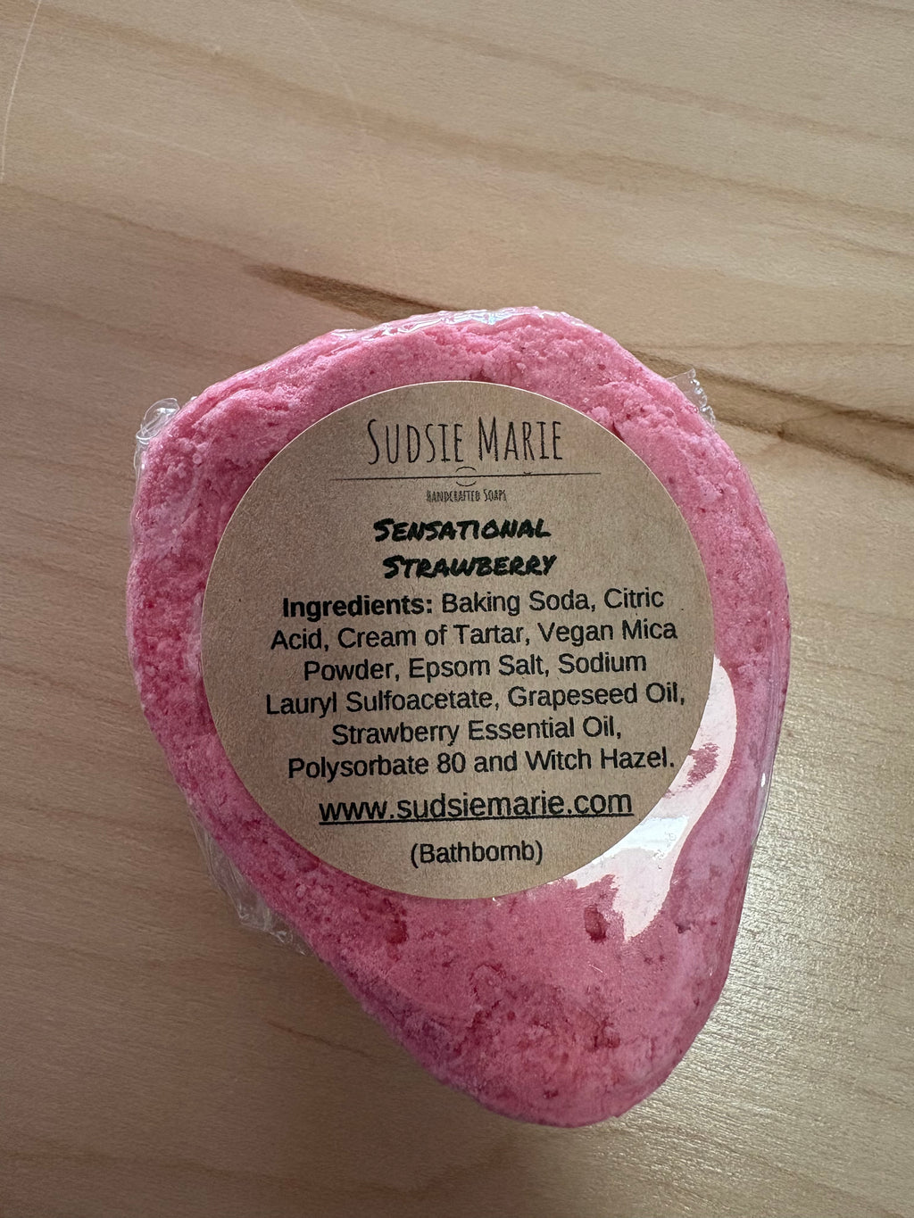 Strawberry Bath Bomb
