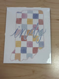 Indy Checkered Print