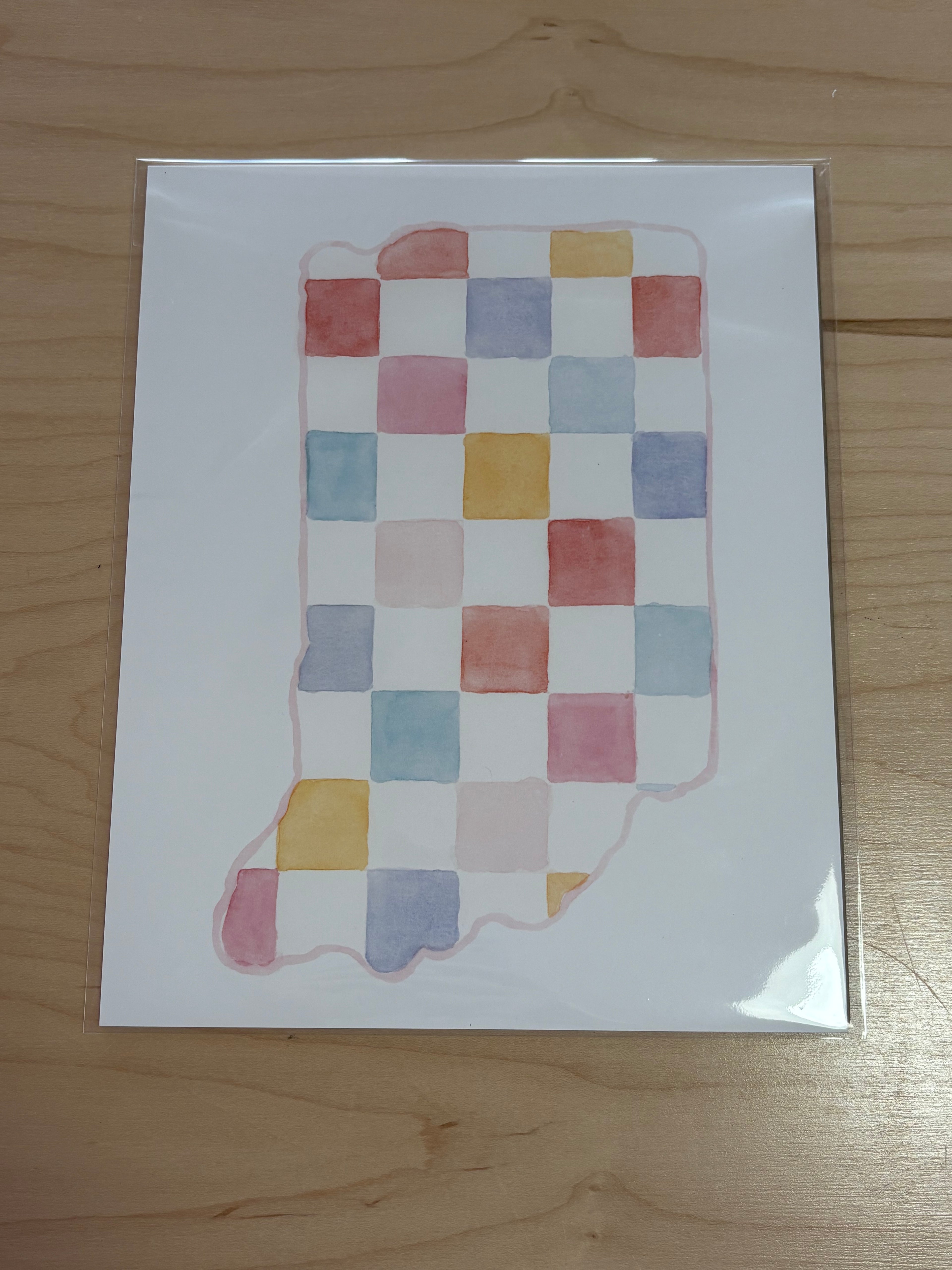 Checkered Indiana Print