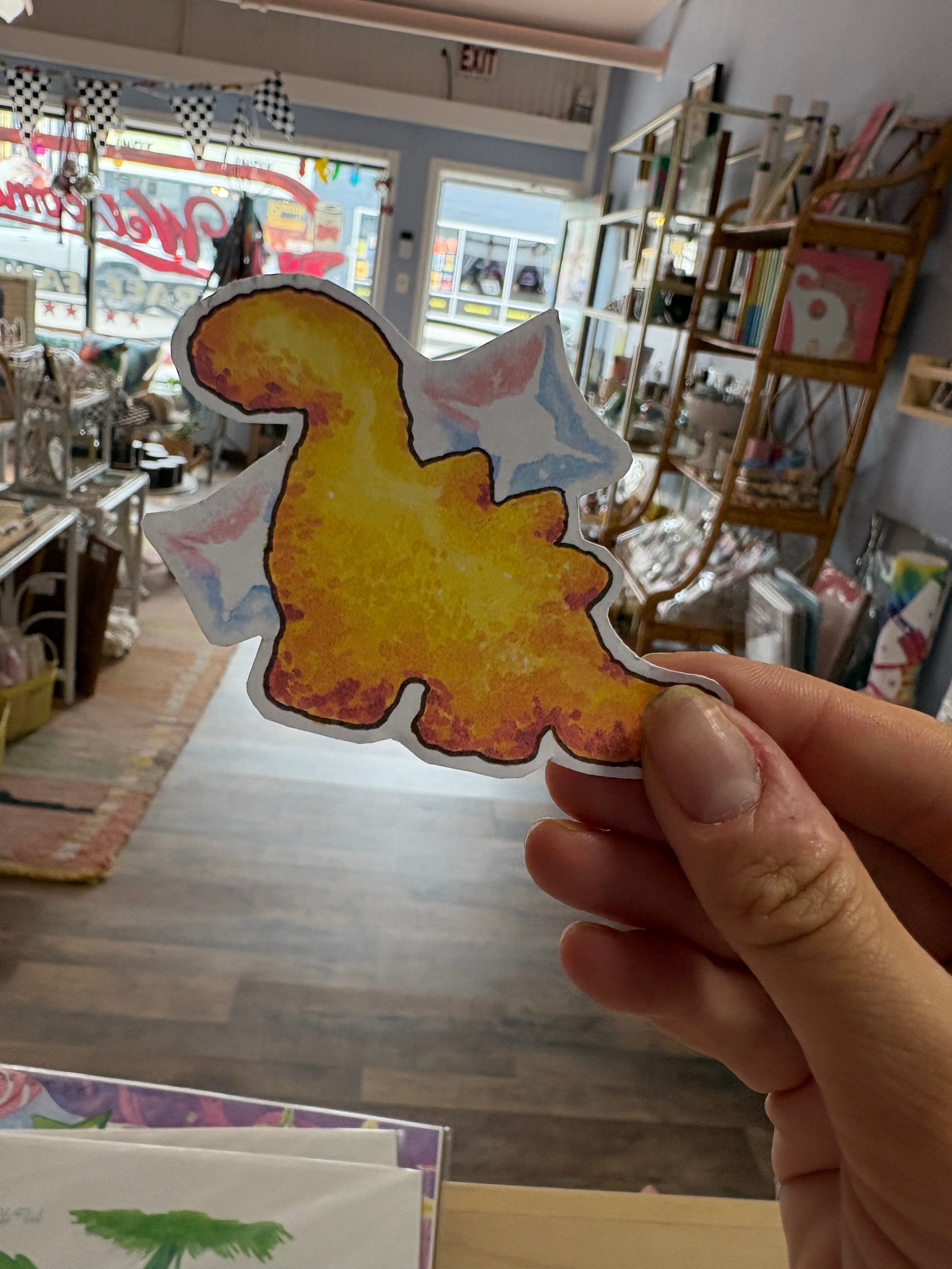Dino Nugget Sticker