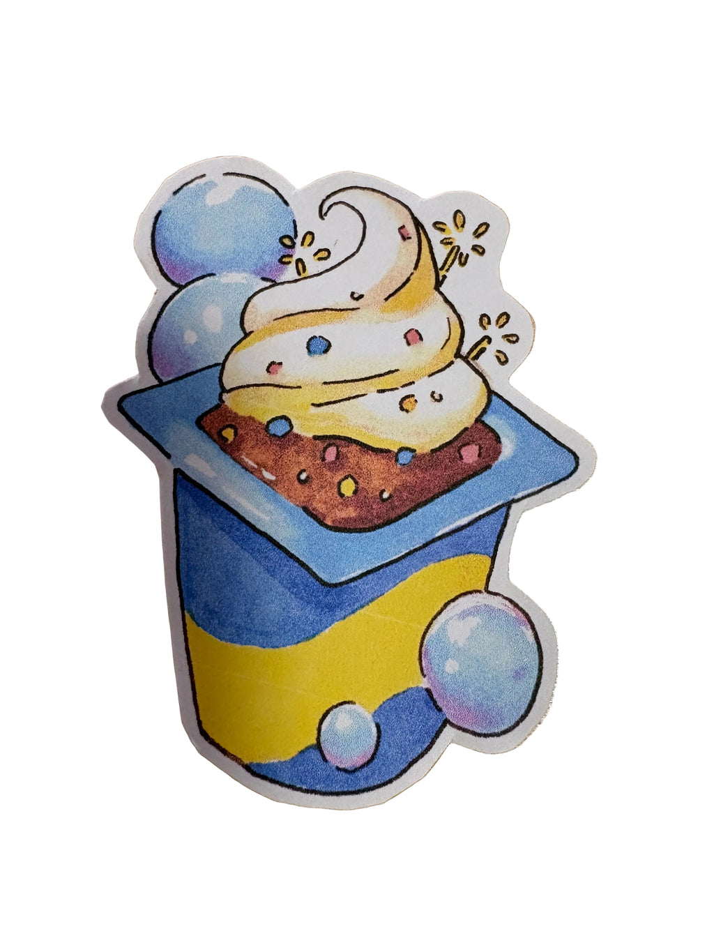 Popping Candy Pudding Sticker