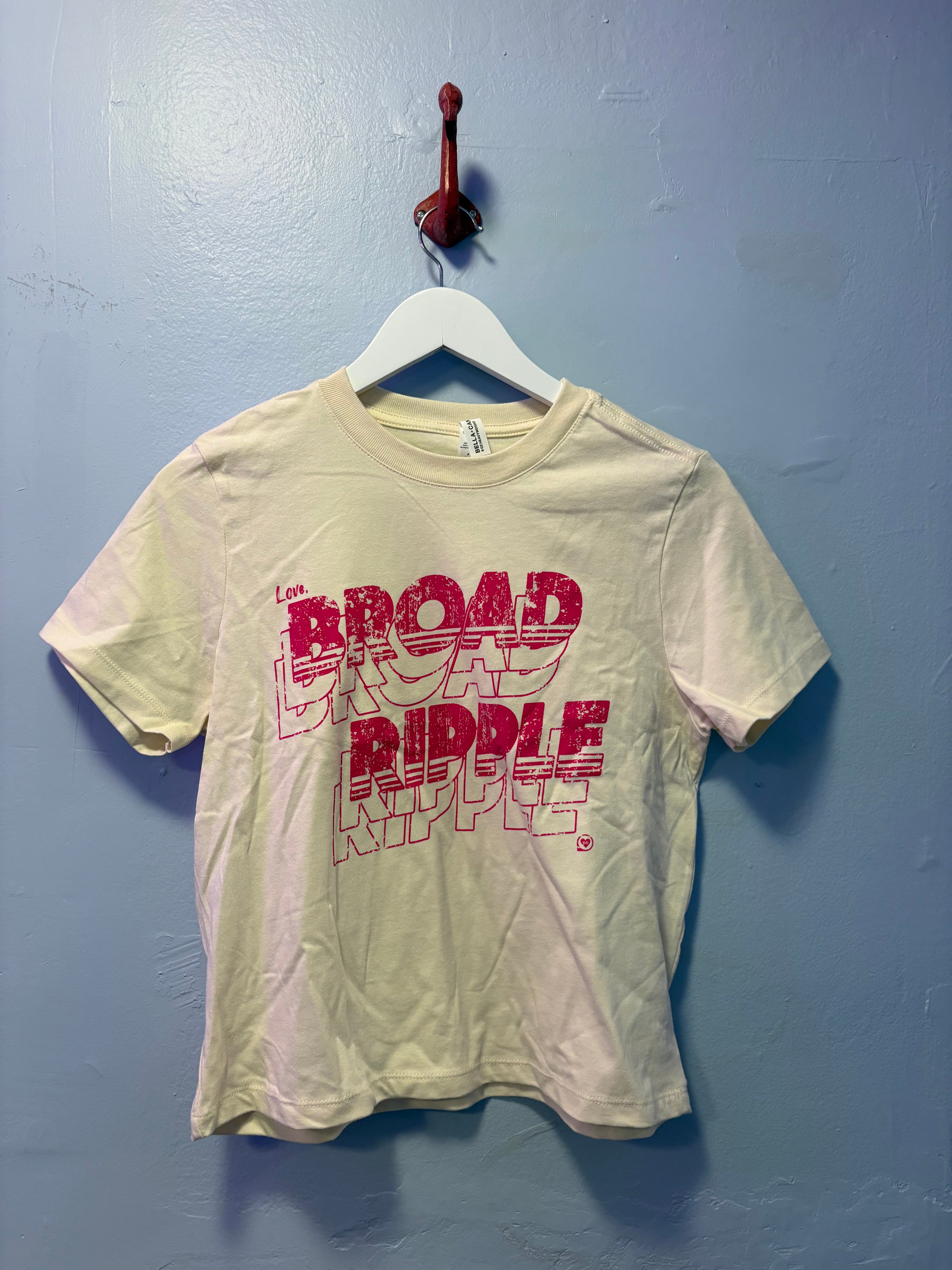 Pink Crop Love Broad Ripple T Shirt