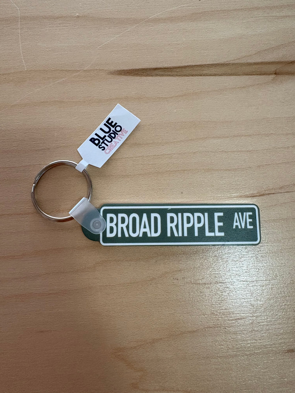 Broad Ripple Ave Keychain