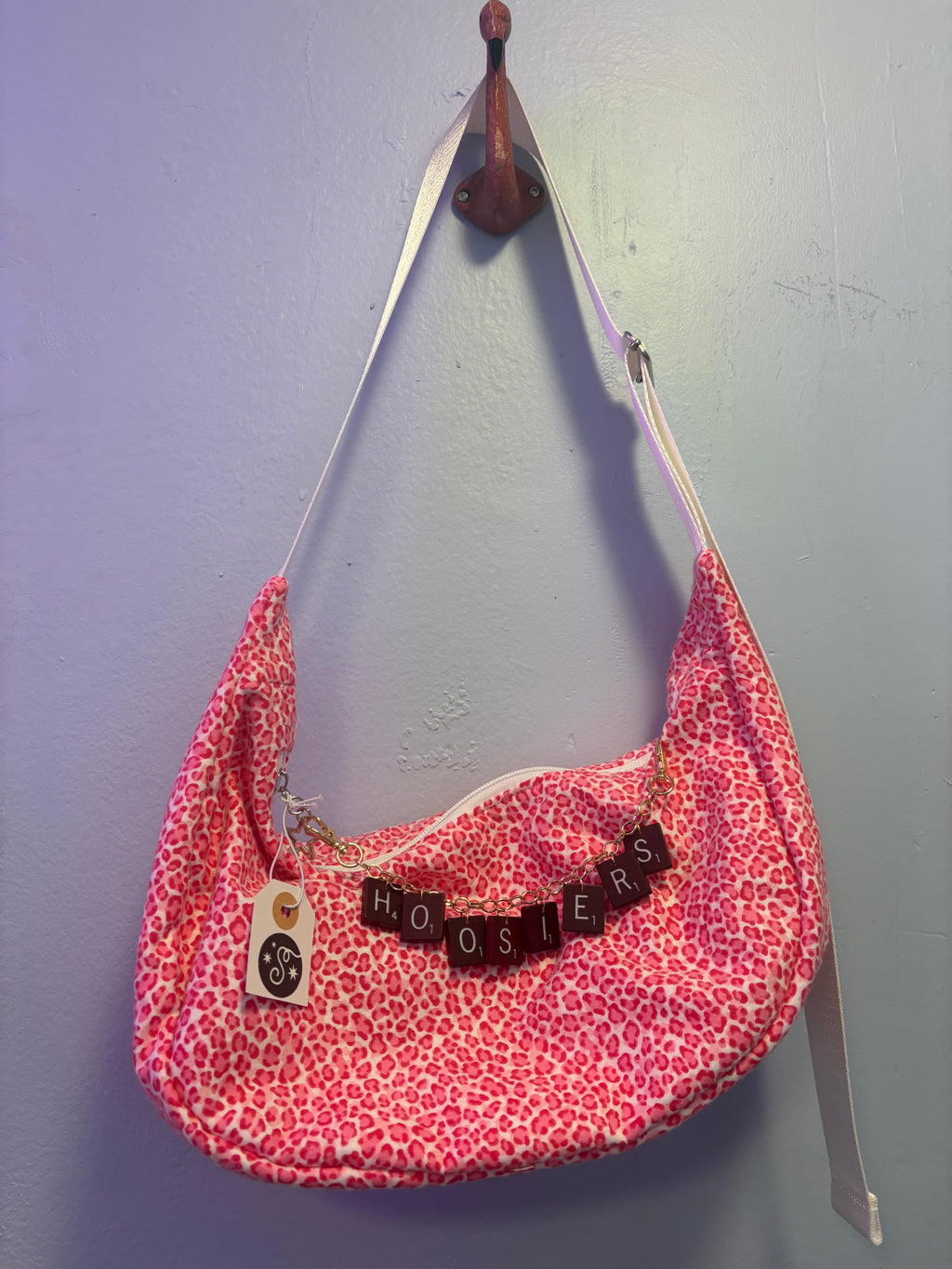 Hoosiers Scrabble Bag Charm