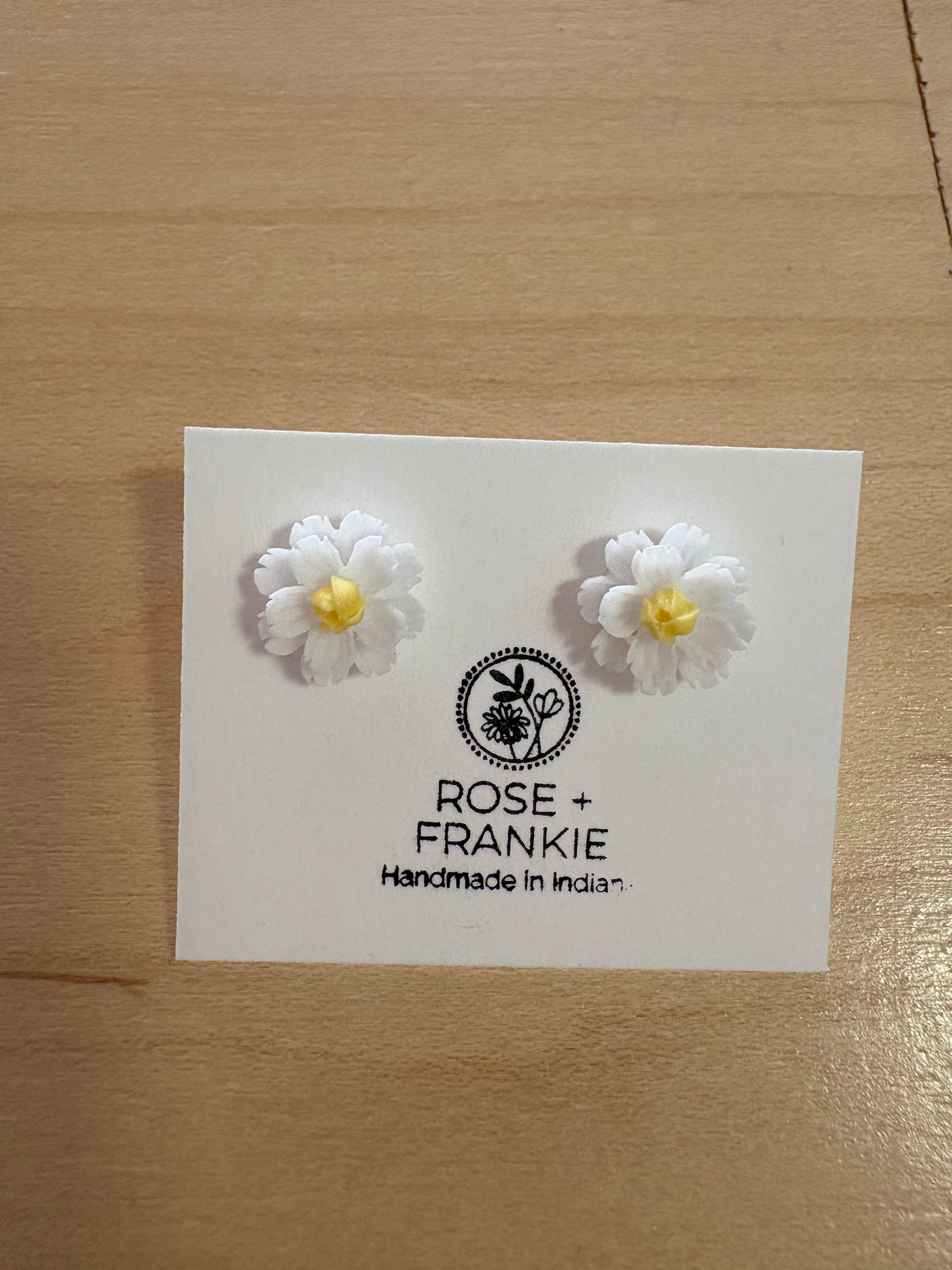 Vintage Daisy Charm Studs