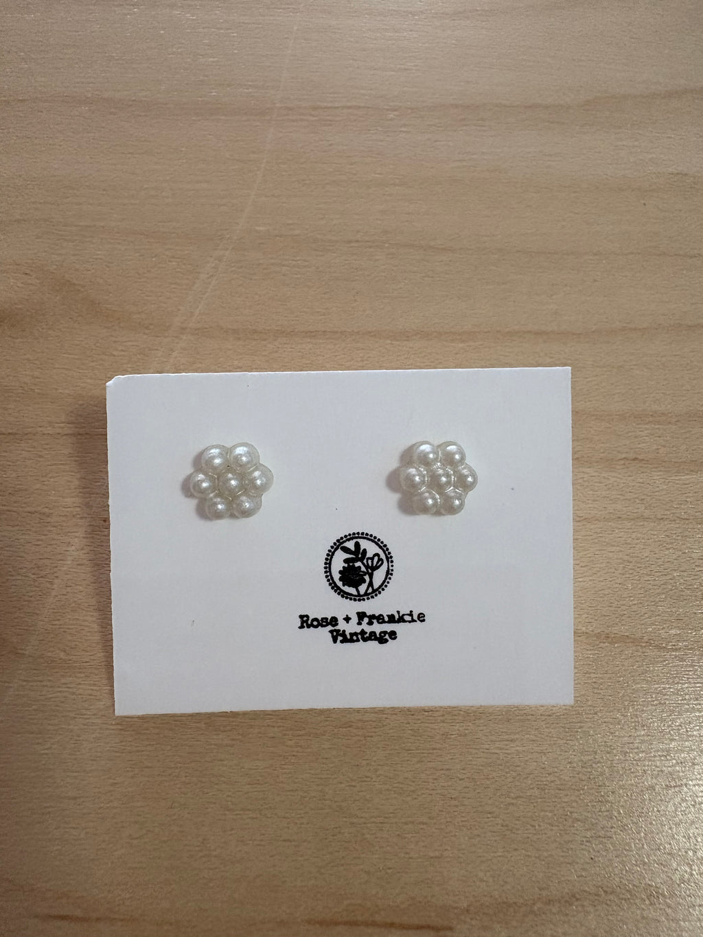 Vintage Faux Pearl Studs