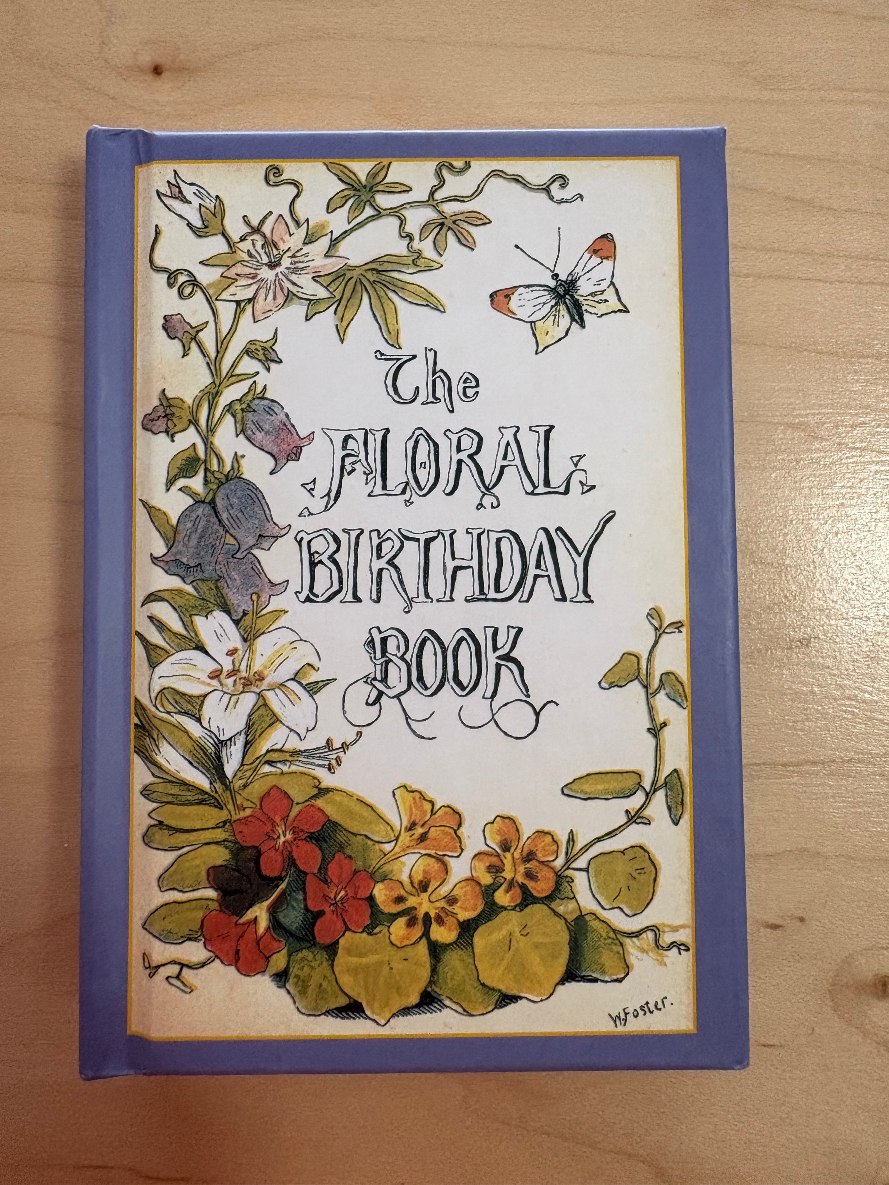 Floral Birthday Book