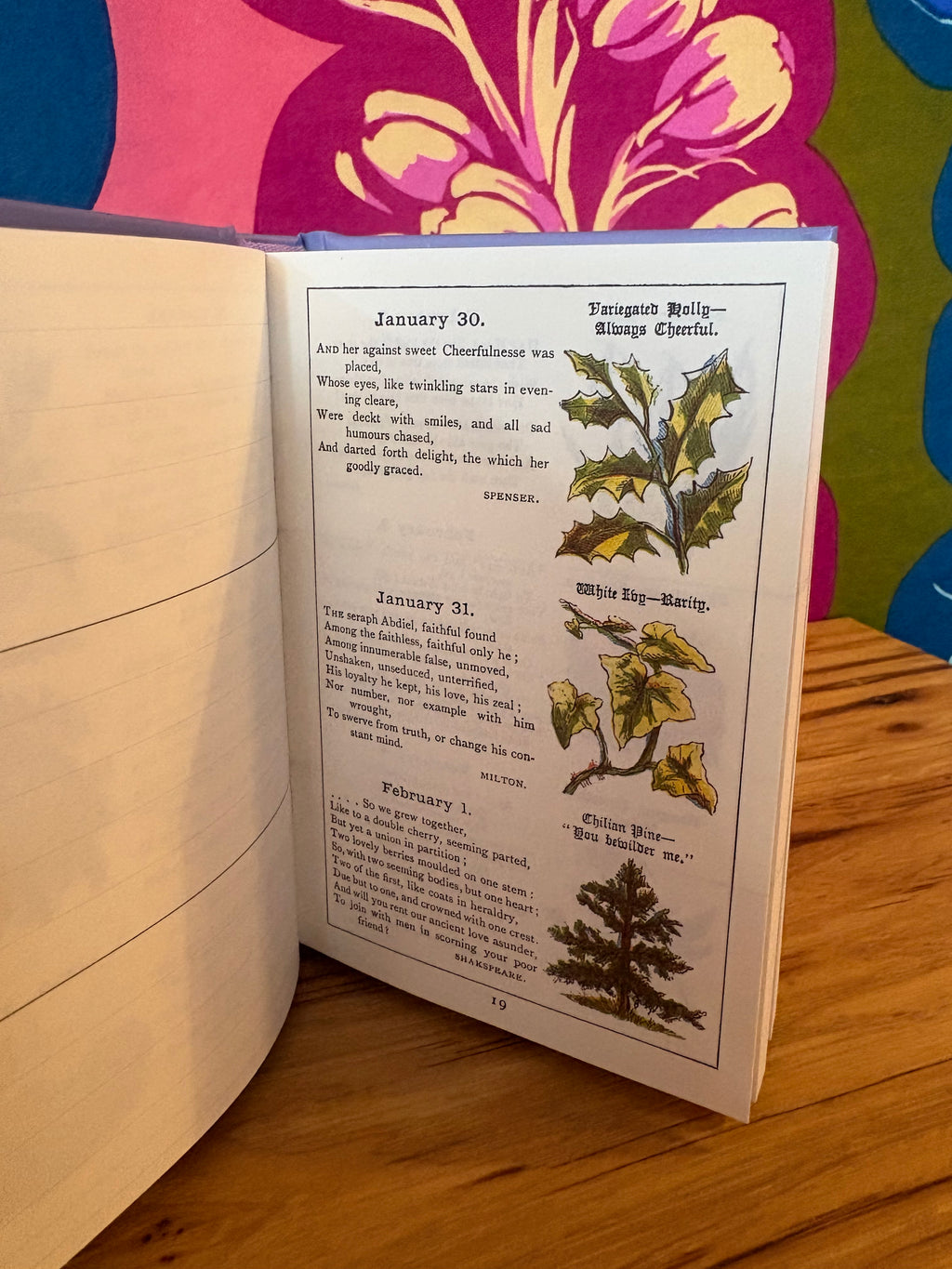 Floral Birthday Book