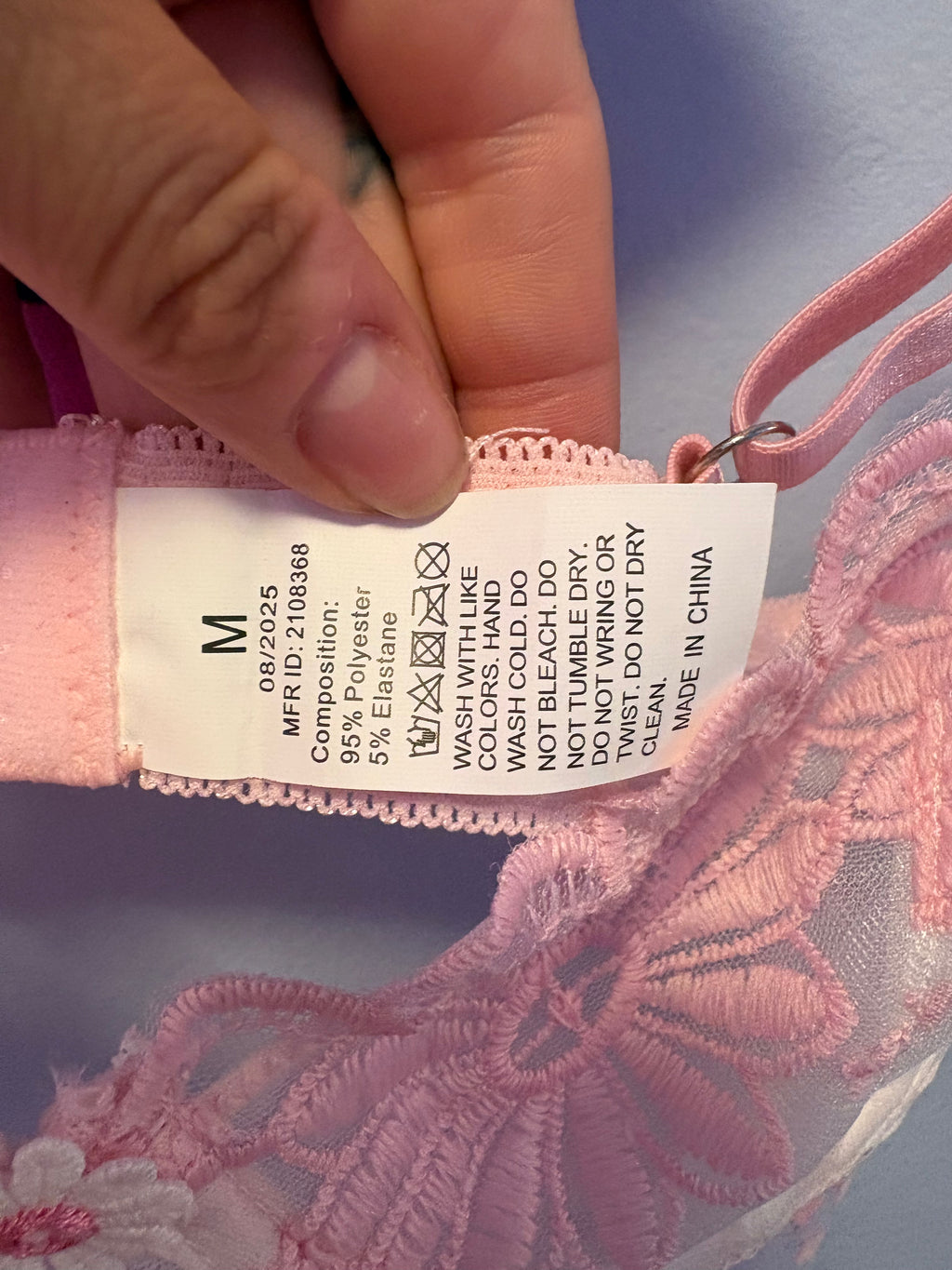 Handmade Upcycled Bra Top