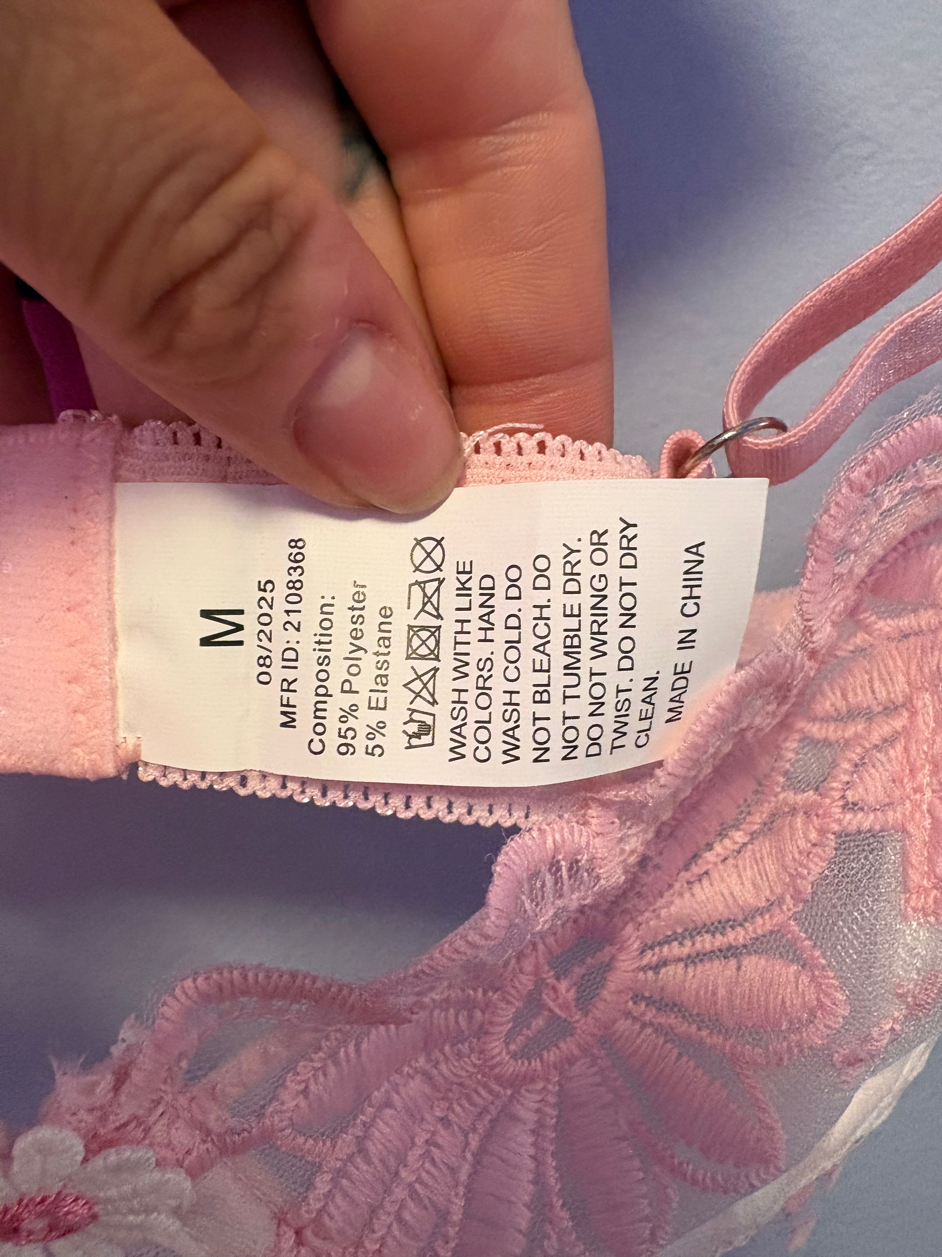 Handmade Upcycled Bra Top