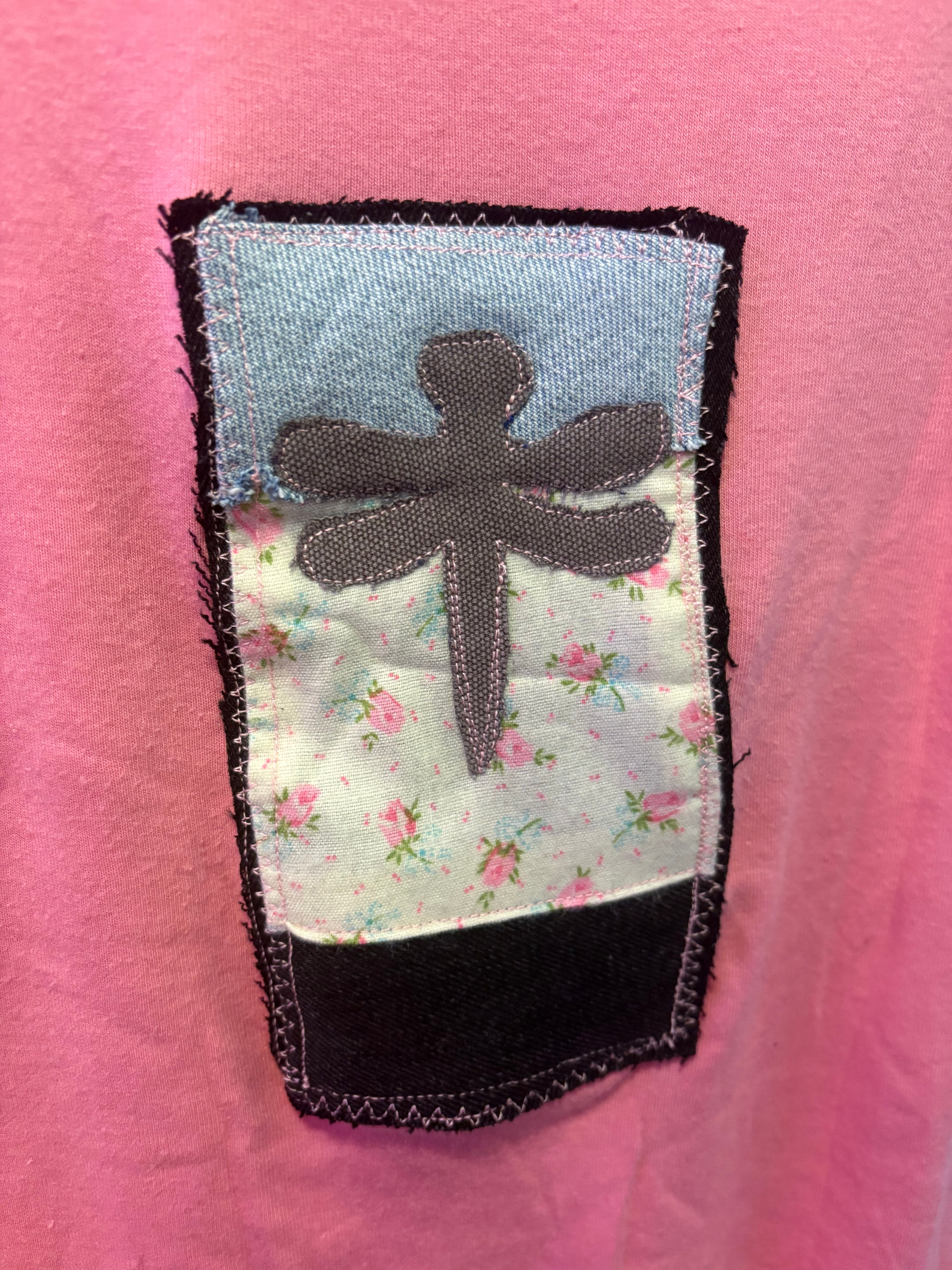 Handmade Upcycled Pink Tank Top