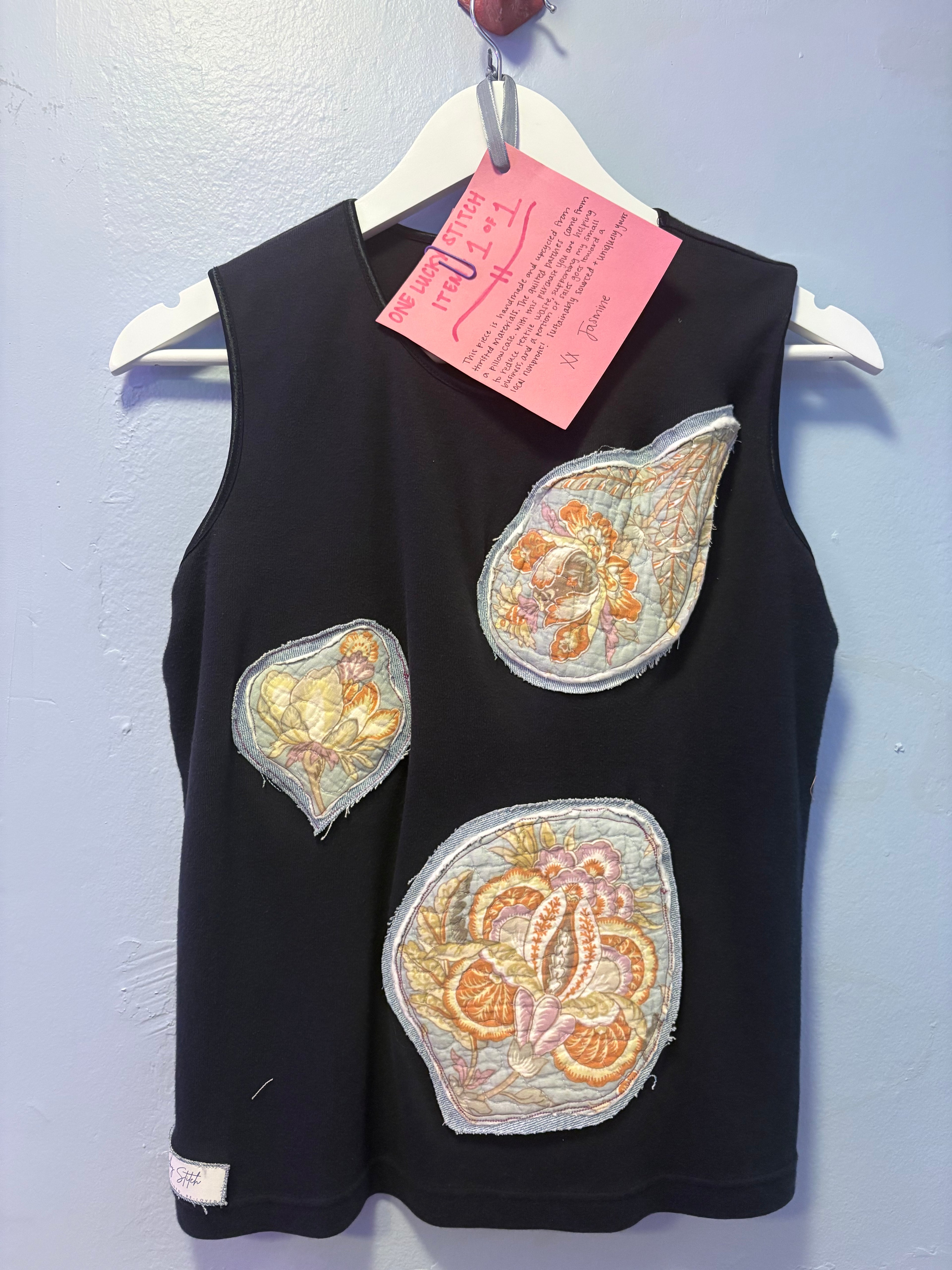 Handmade Patchwork Quilt Tank Top
