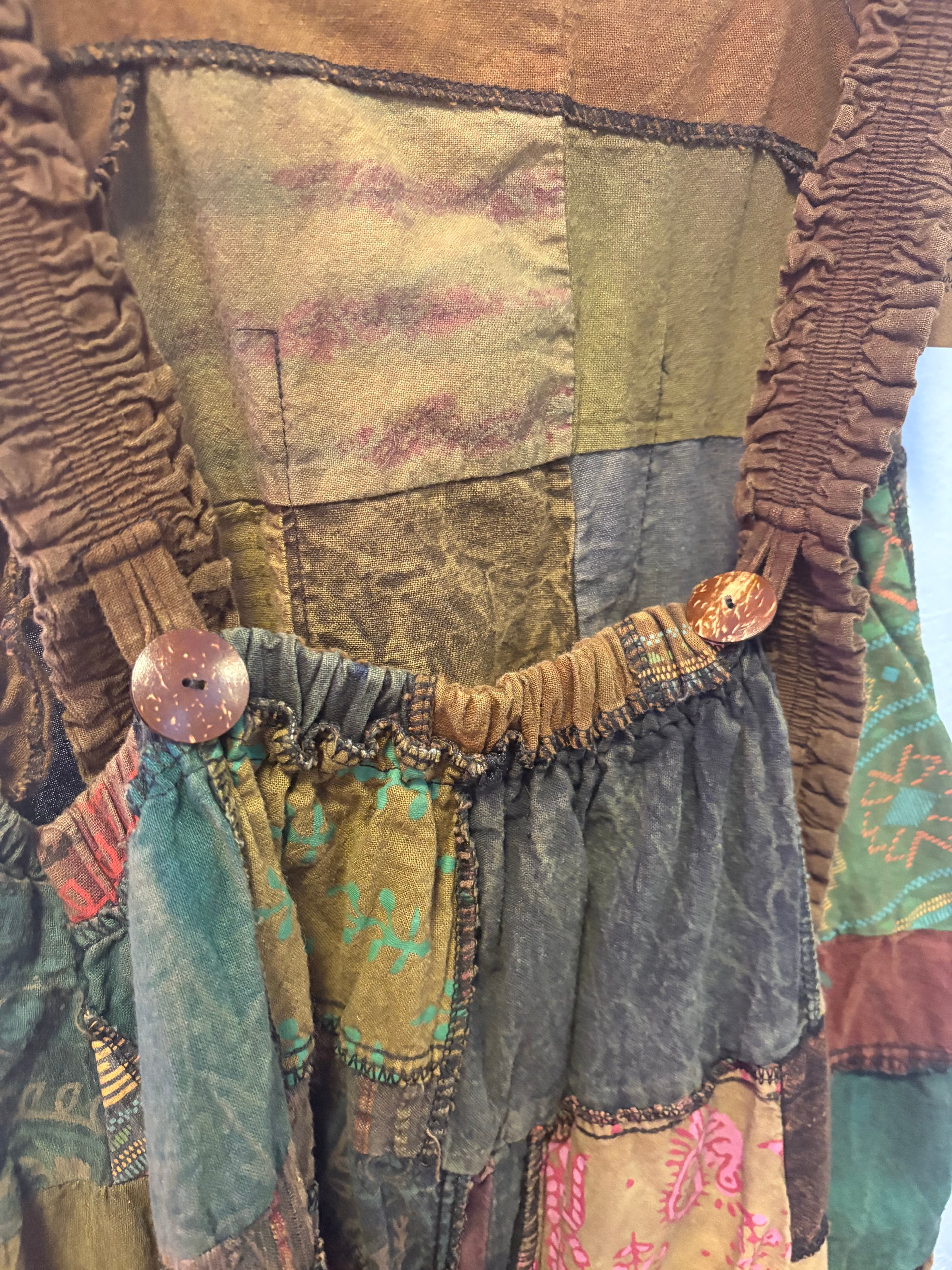 Thrifted Hippie Overalls