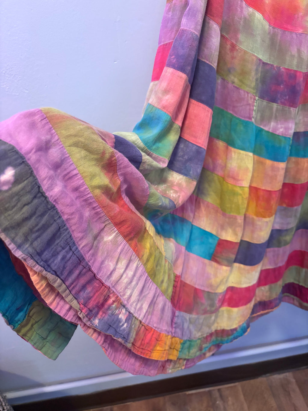 Thrifted Multicolor Tie-dye Maxi Skirt