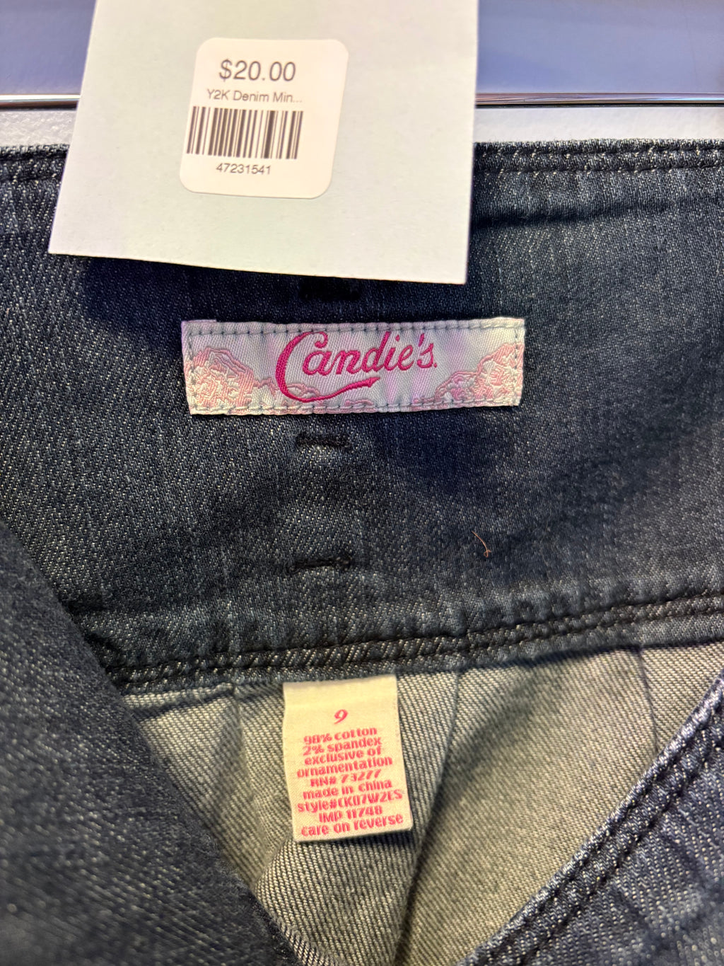Y2K Denim Mini Skirt