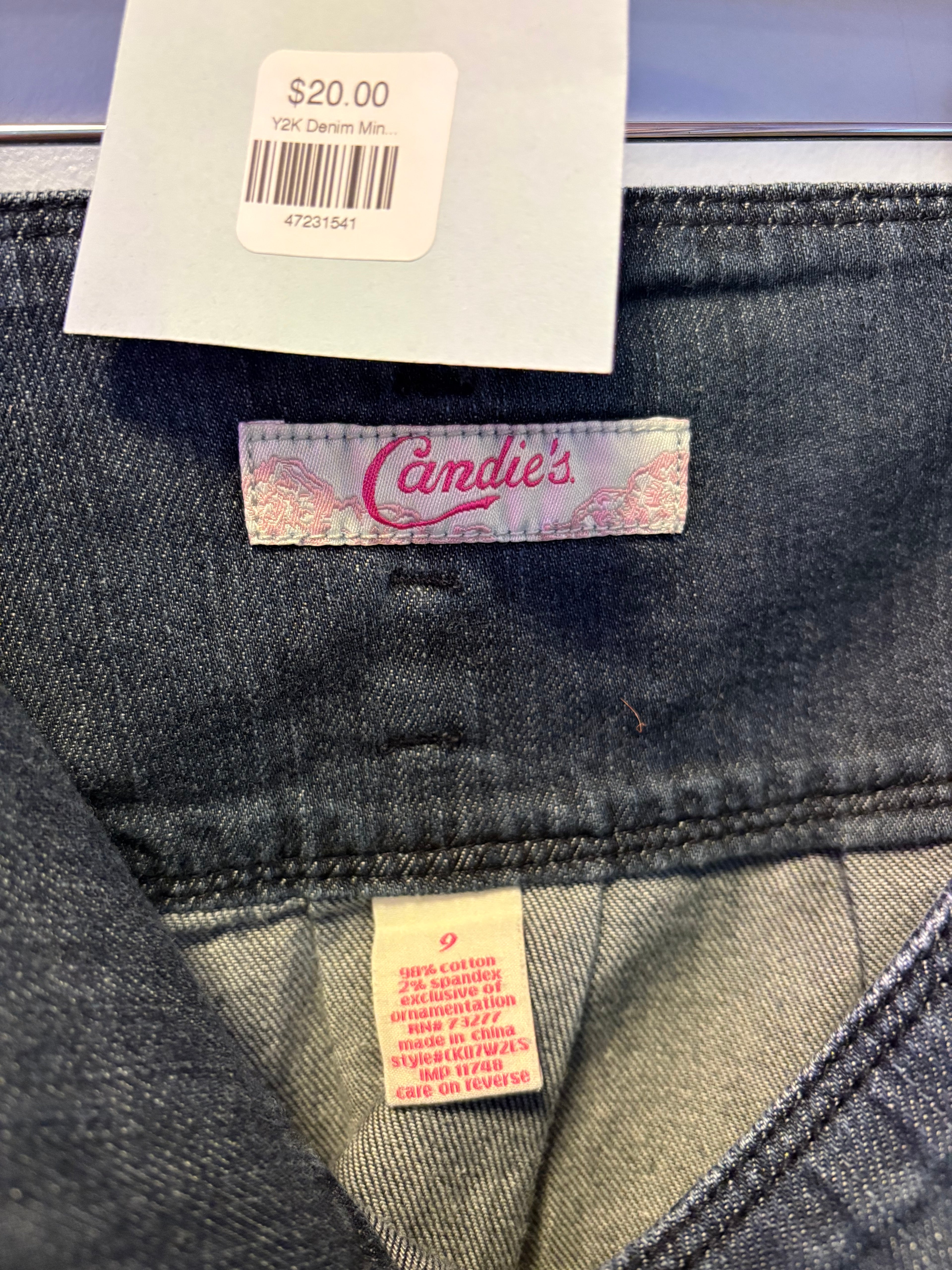 Y2K Denim Mini Skirt