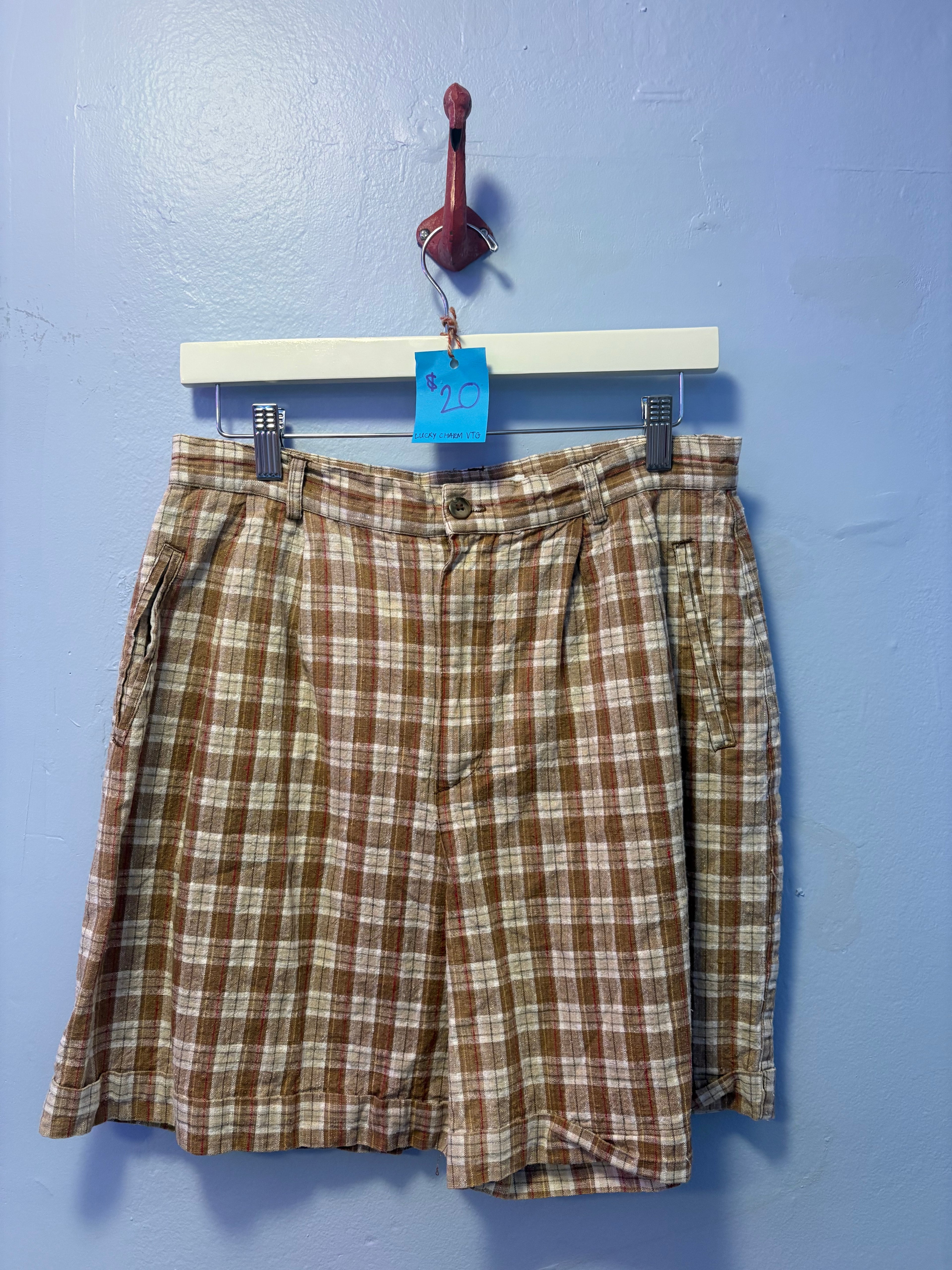 Vintage Plaid Shorts