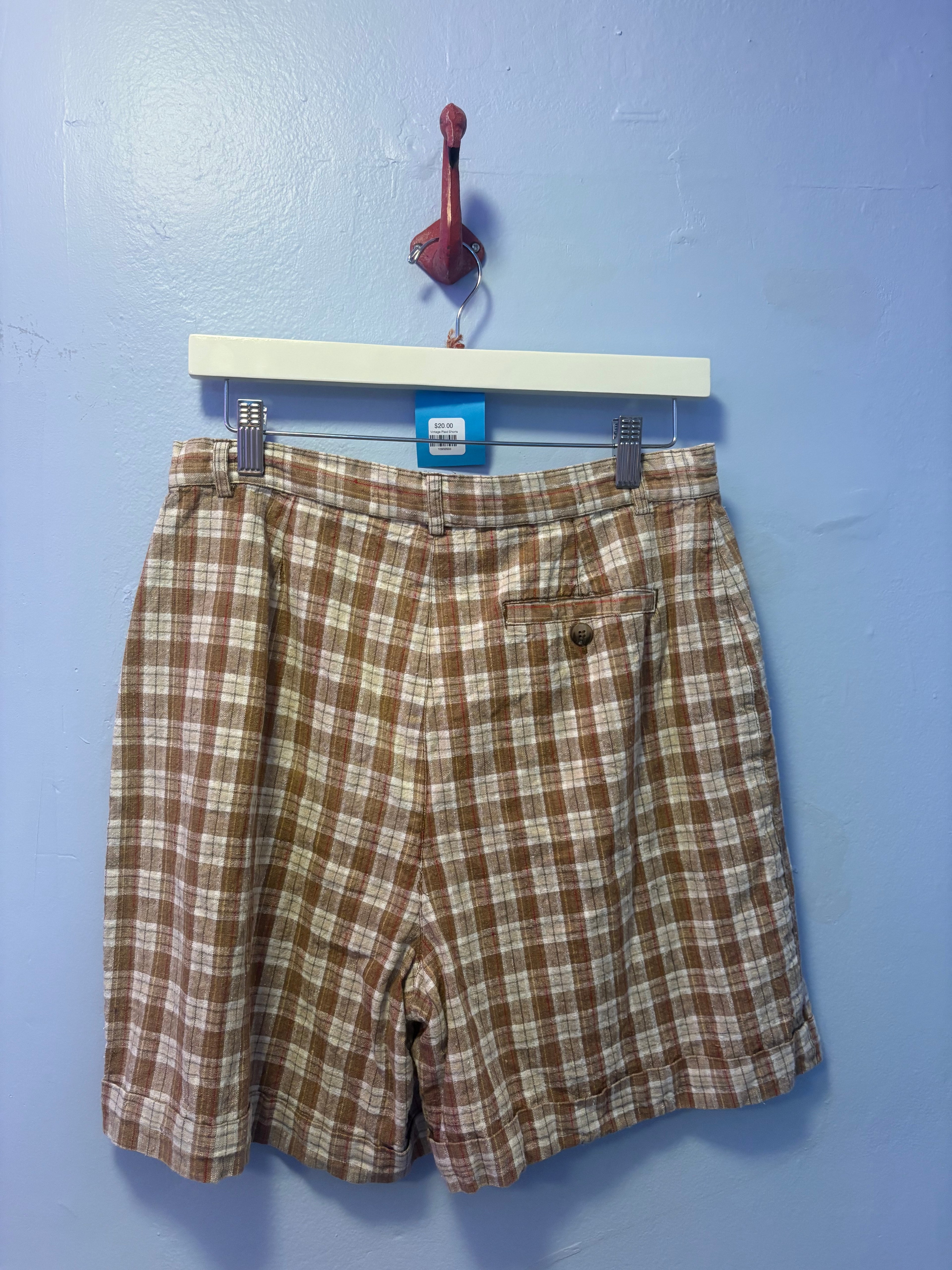 Vintage Plaid Shorts