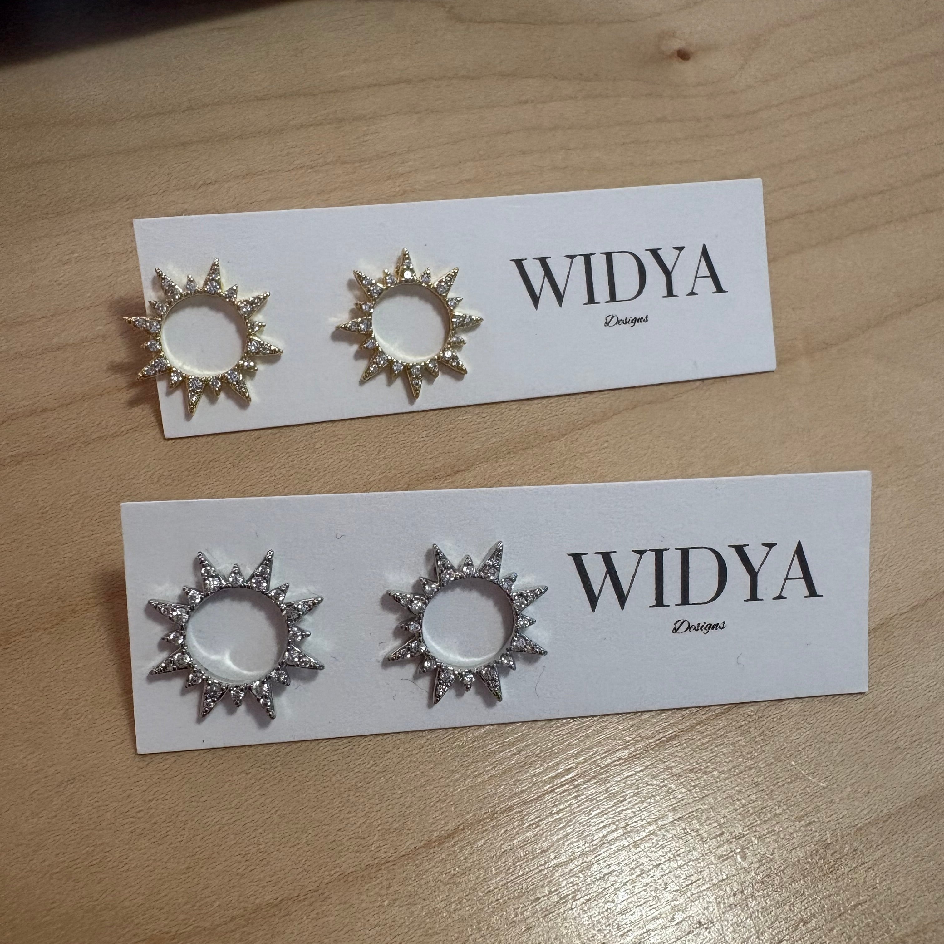 Rhinestone Starburst Studs
