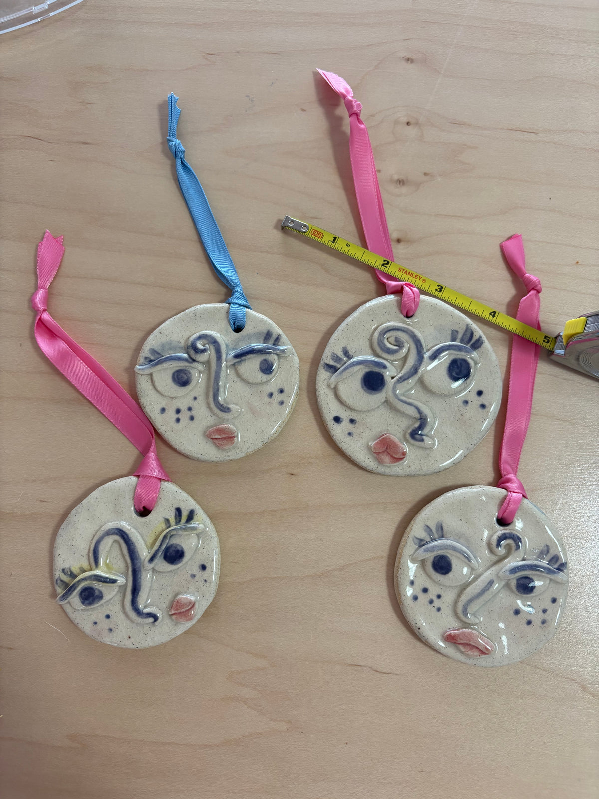 Funky Feminine Face Ornament