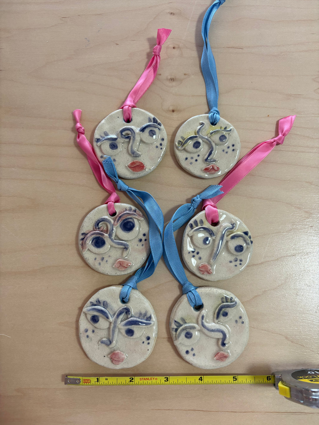 Funky Feminine Face Ornament