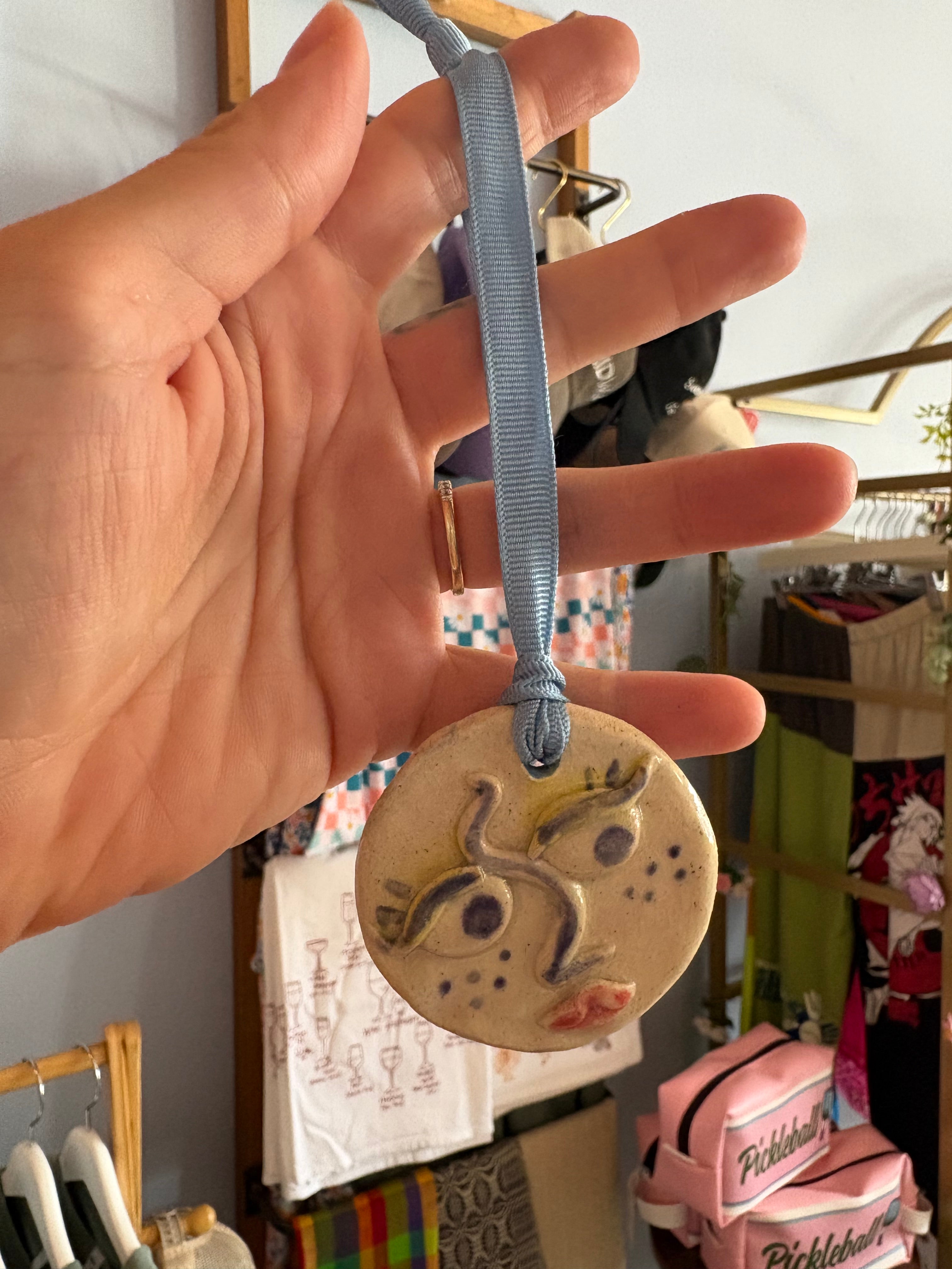 Funky Feminine Face Ornament