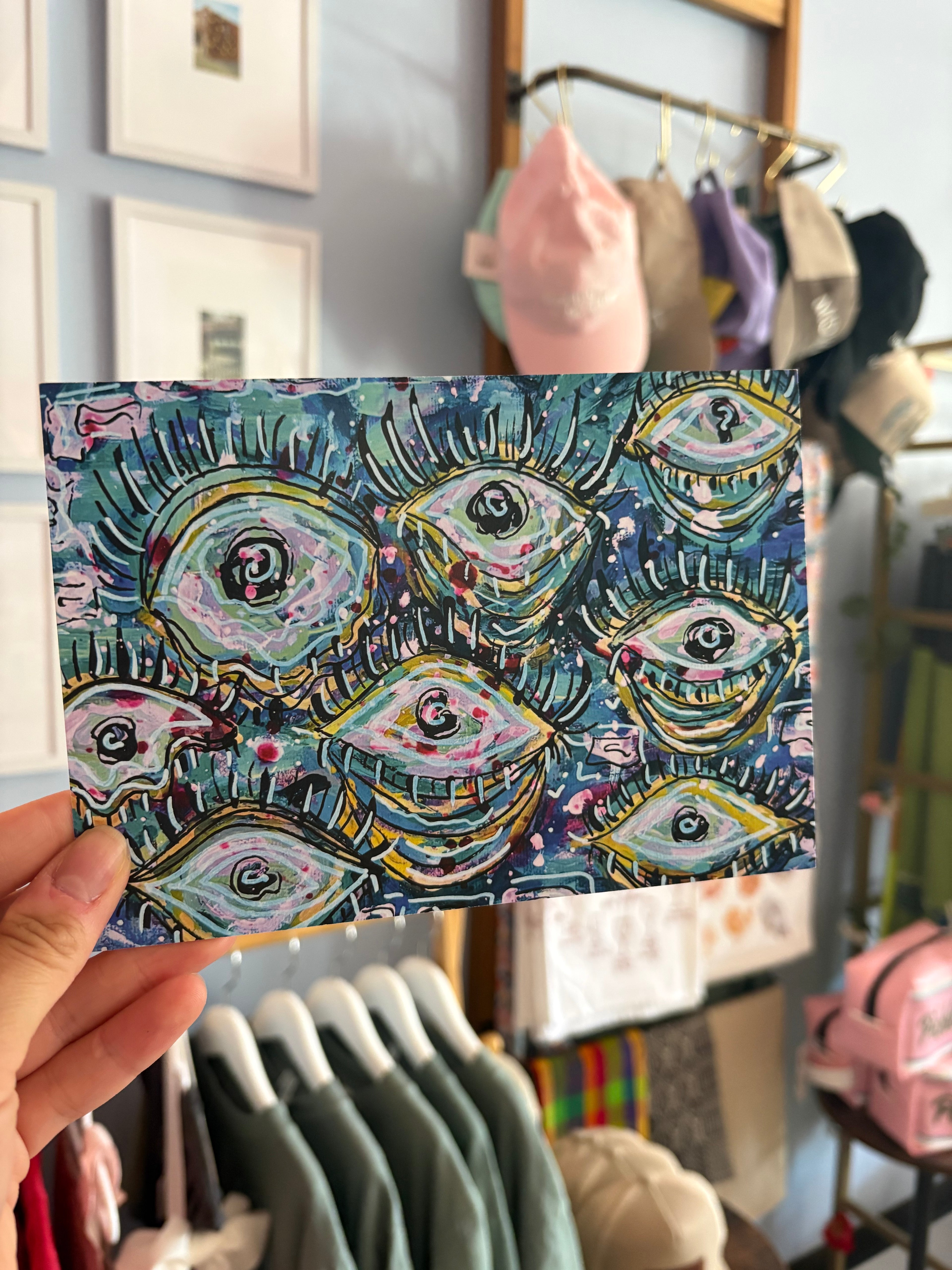 Blue Eyes Print