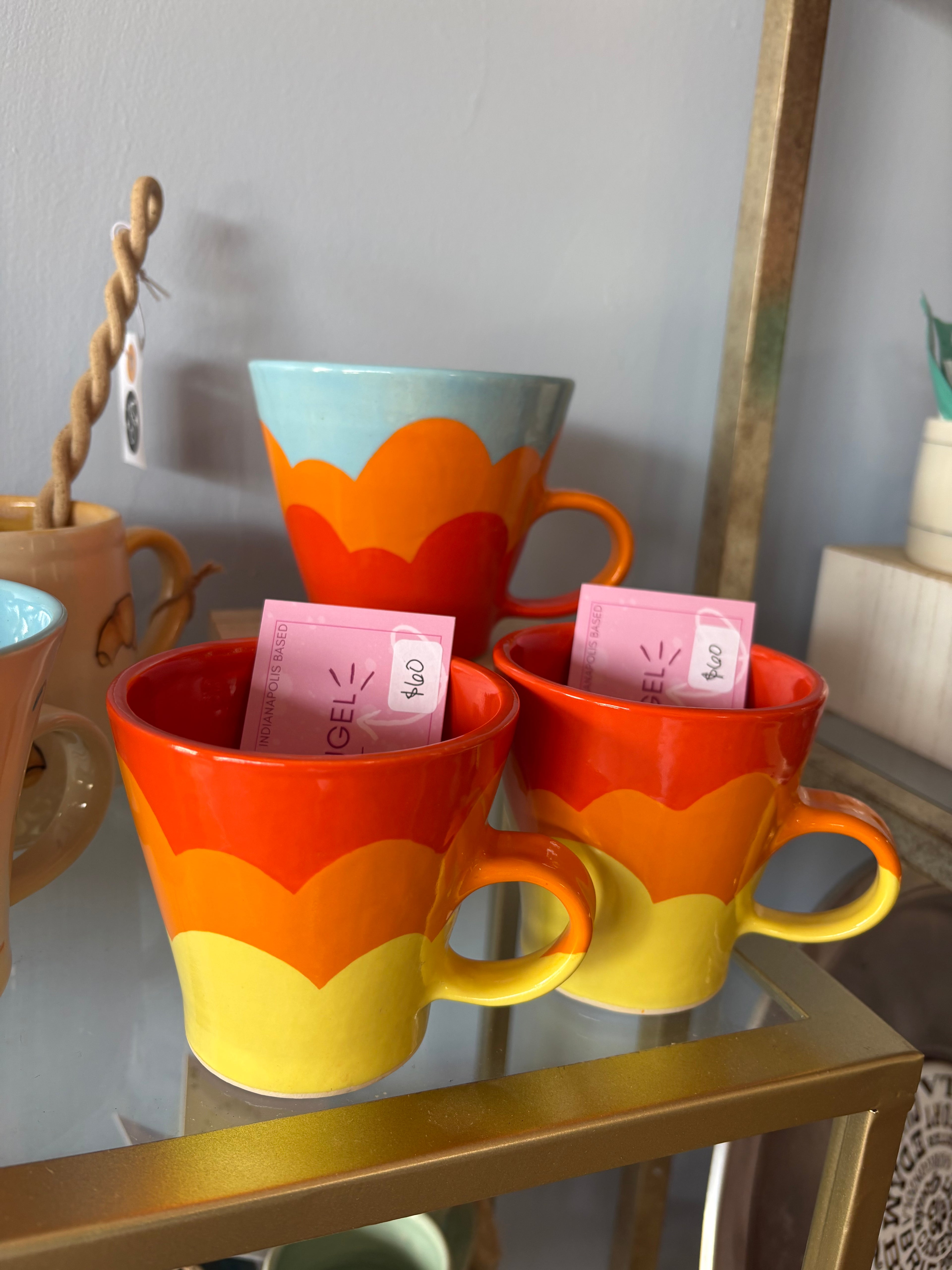 Wavy Multi-color Mug